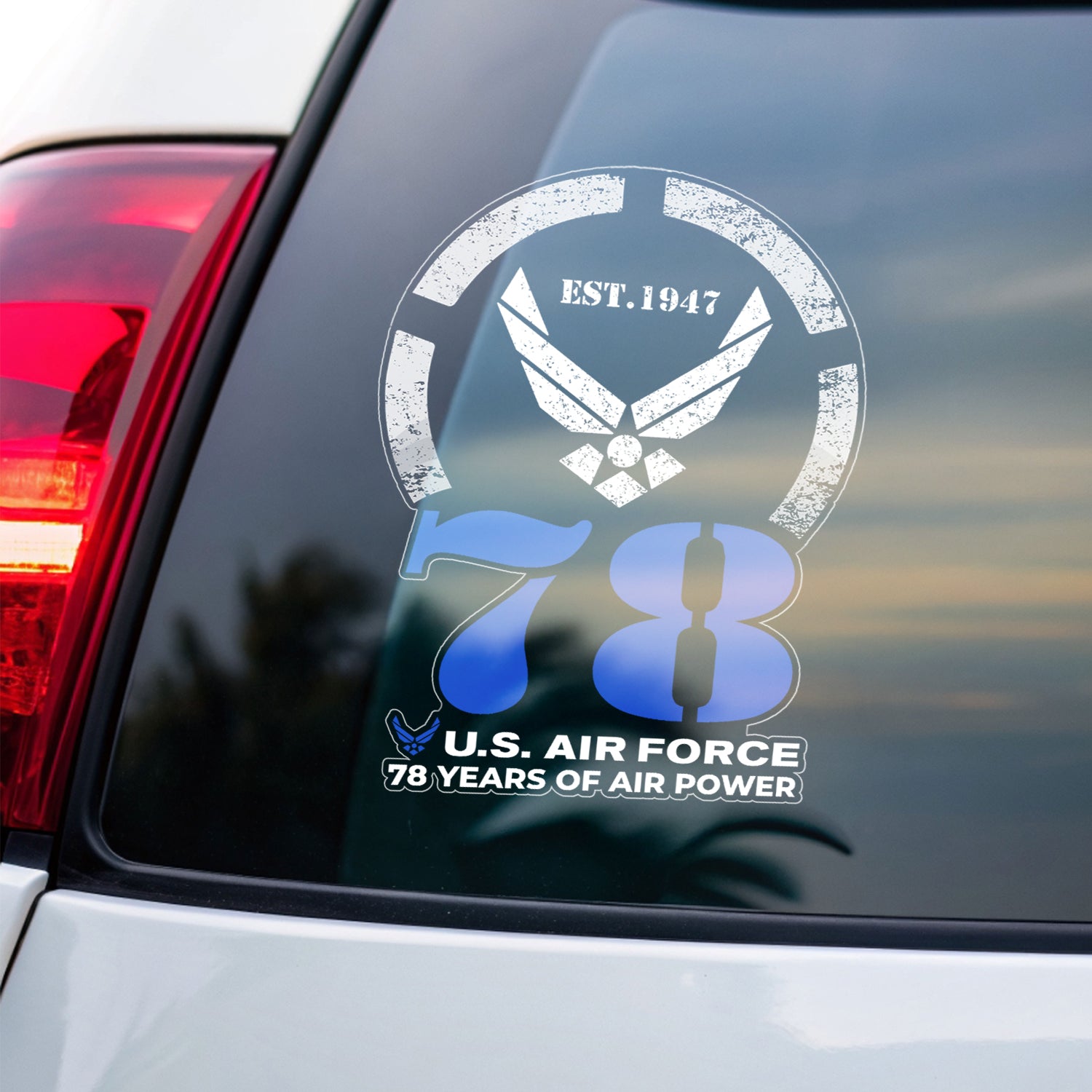 US Air Force Est 1947 78 Years Of Air Power Stickers