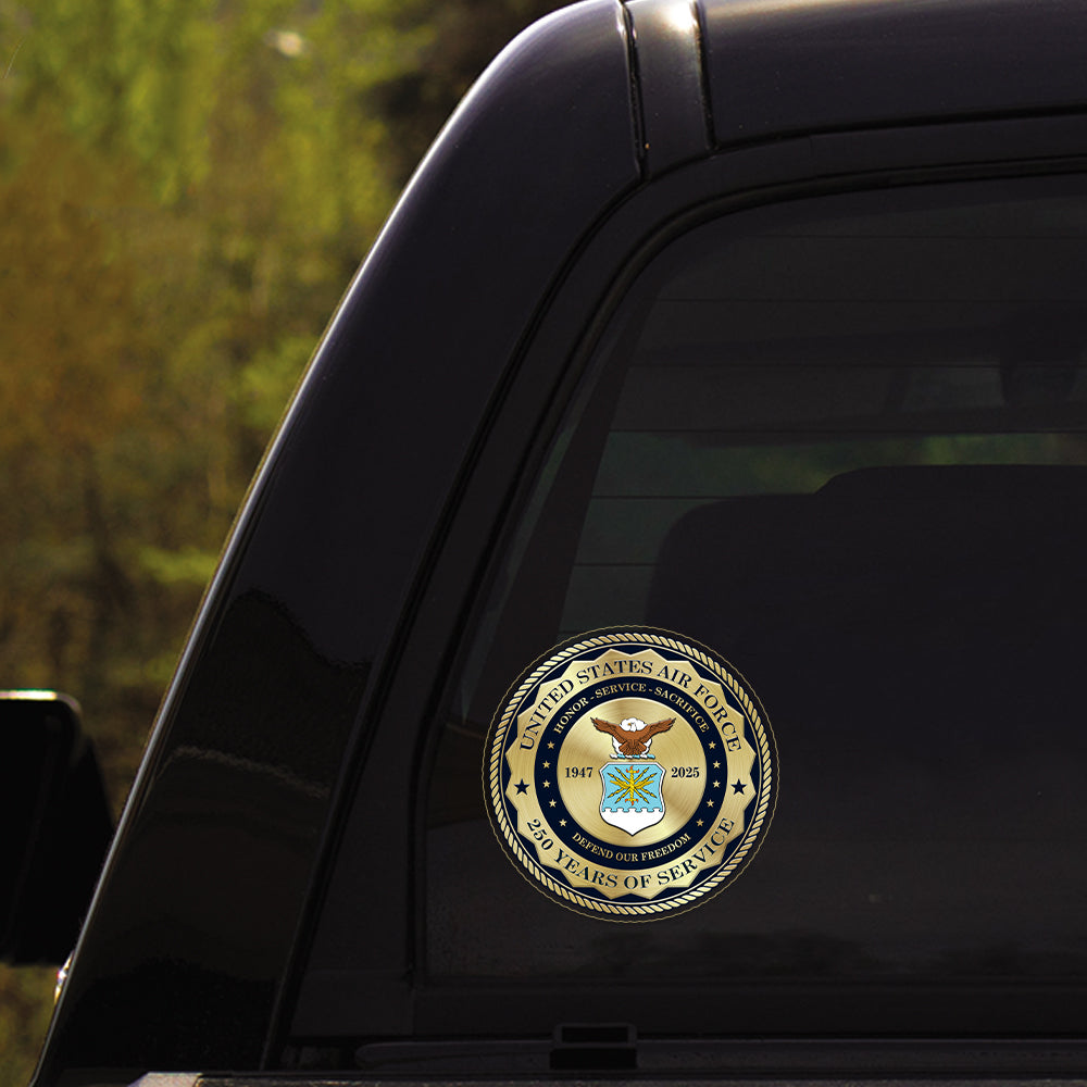 US Air Force 250 Years Of Service Stickers