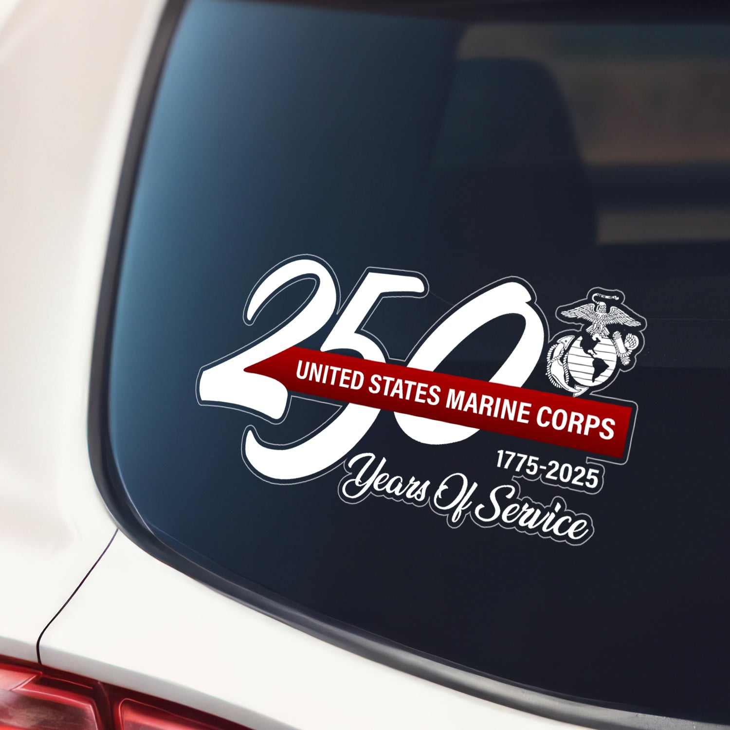 MARlNE 250 Years Of Service Stickers