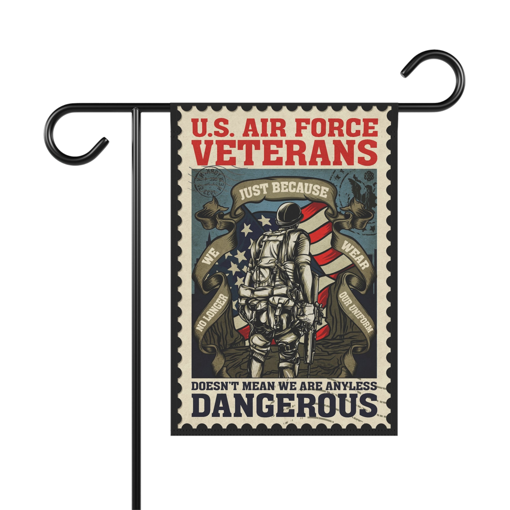 U.S. Air Force Veterans Garden Banner - Patriotic Outdoor Decor, Celebrate Service & Sacrifice