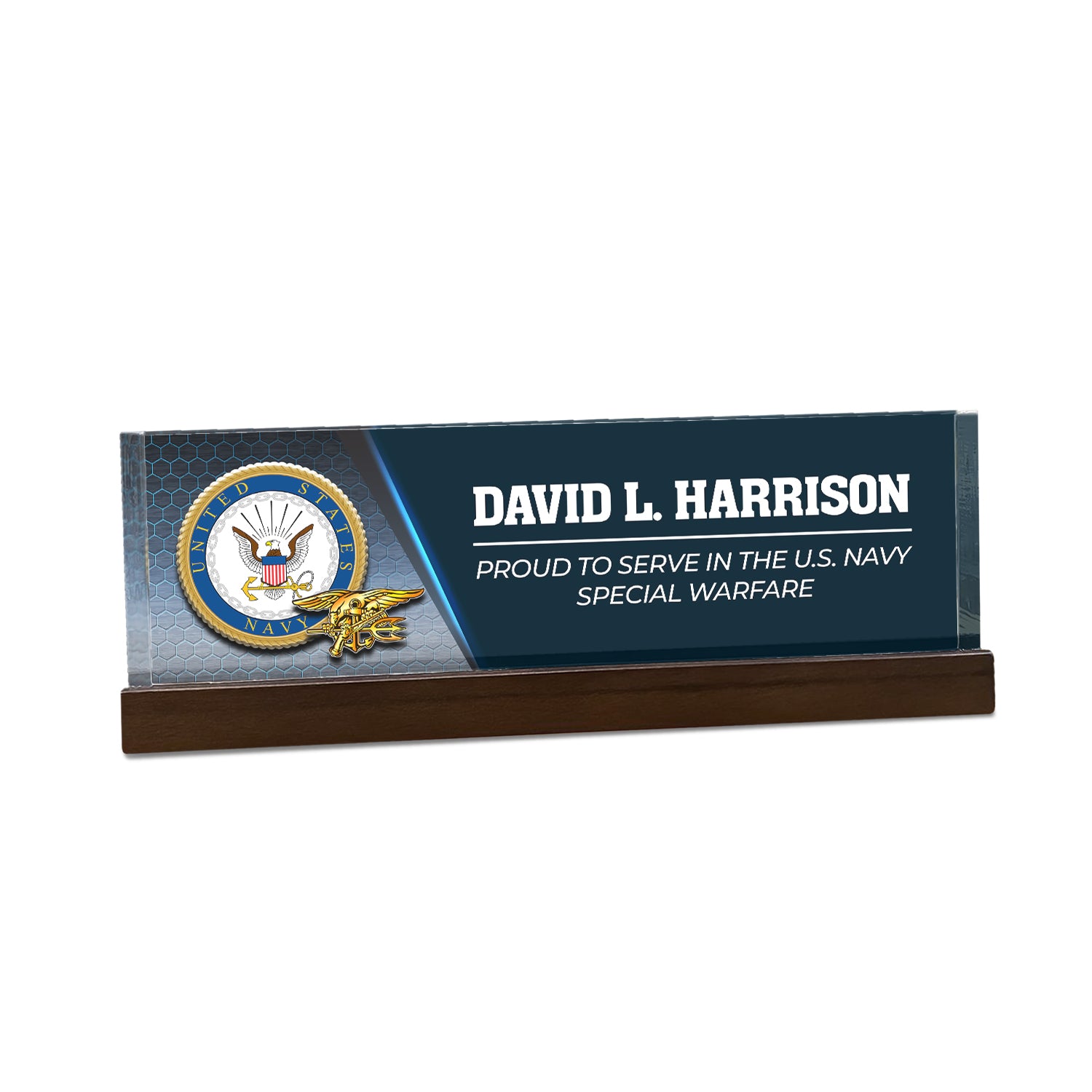 Custom U.S. Navy Special Warfare Acrylic Plaque – Personalized Military Gift