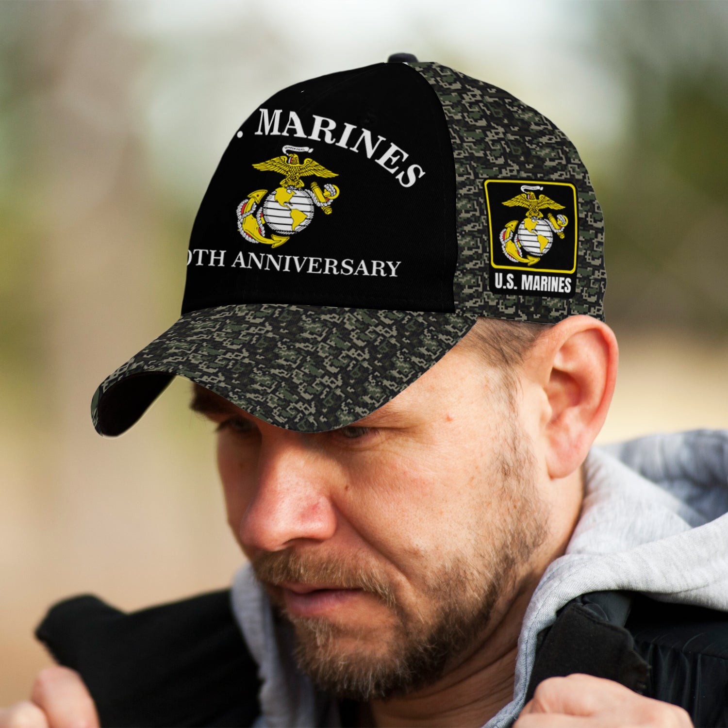 US Marines 250th Anniversary All Over Prints Premium Classic Cap