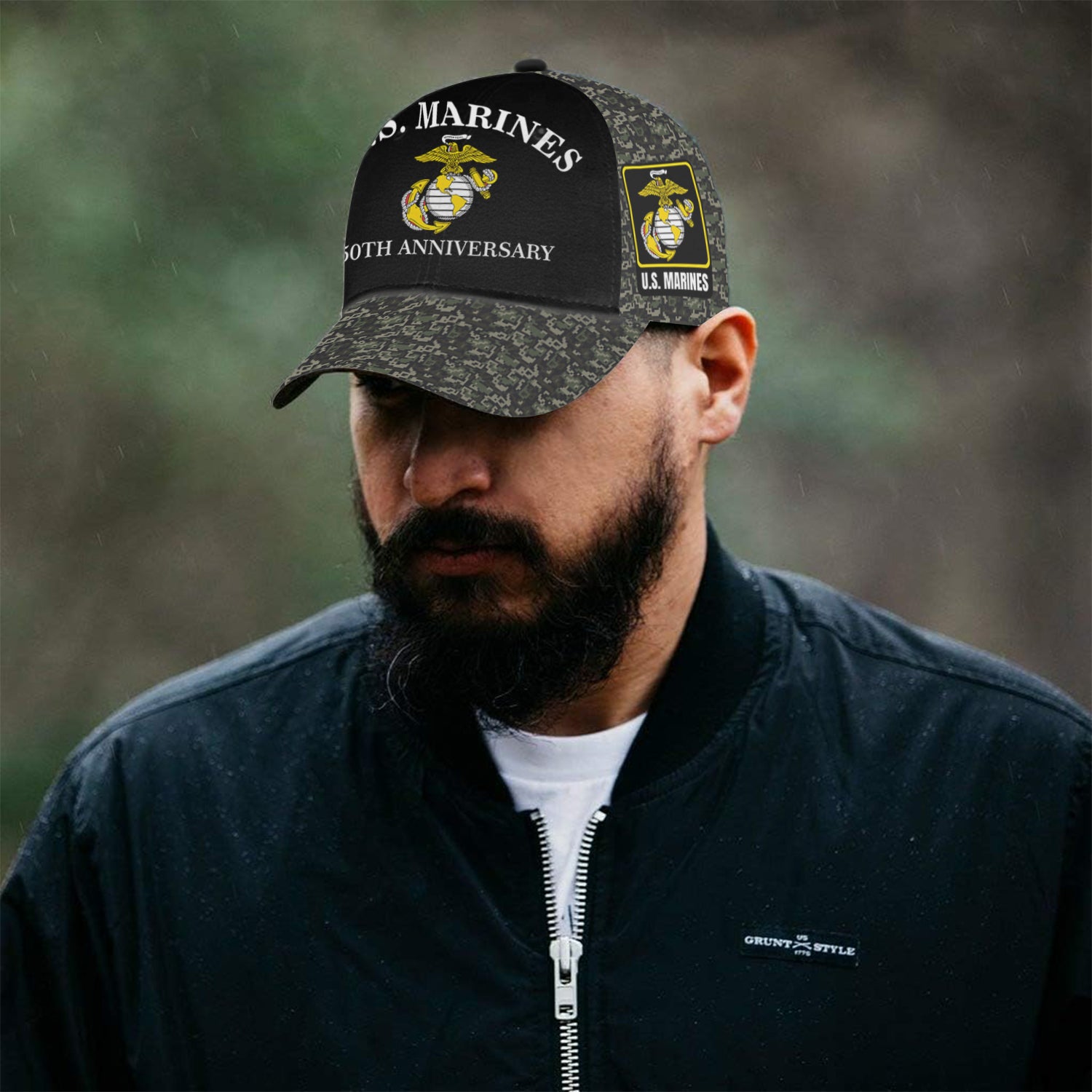 US Marines 250th Anniversary All Over Prints Premium Classic Cap