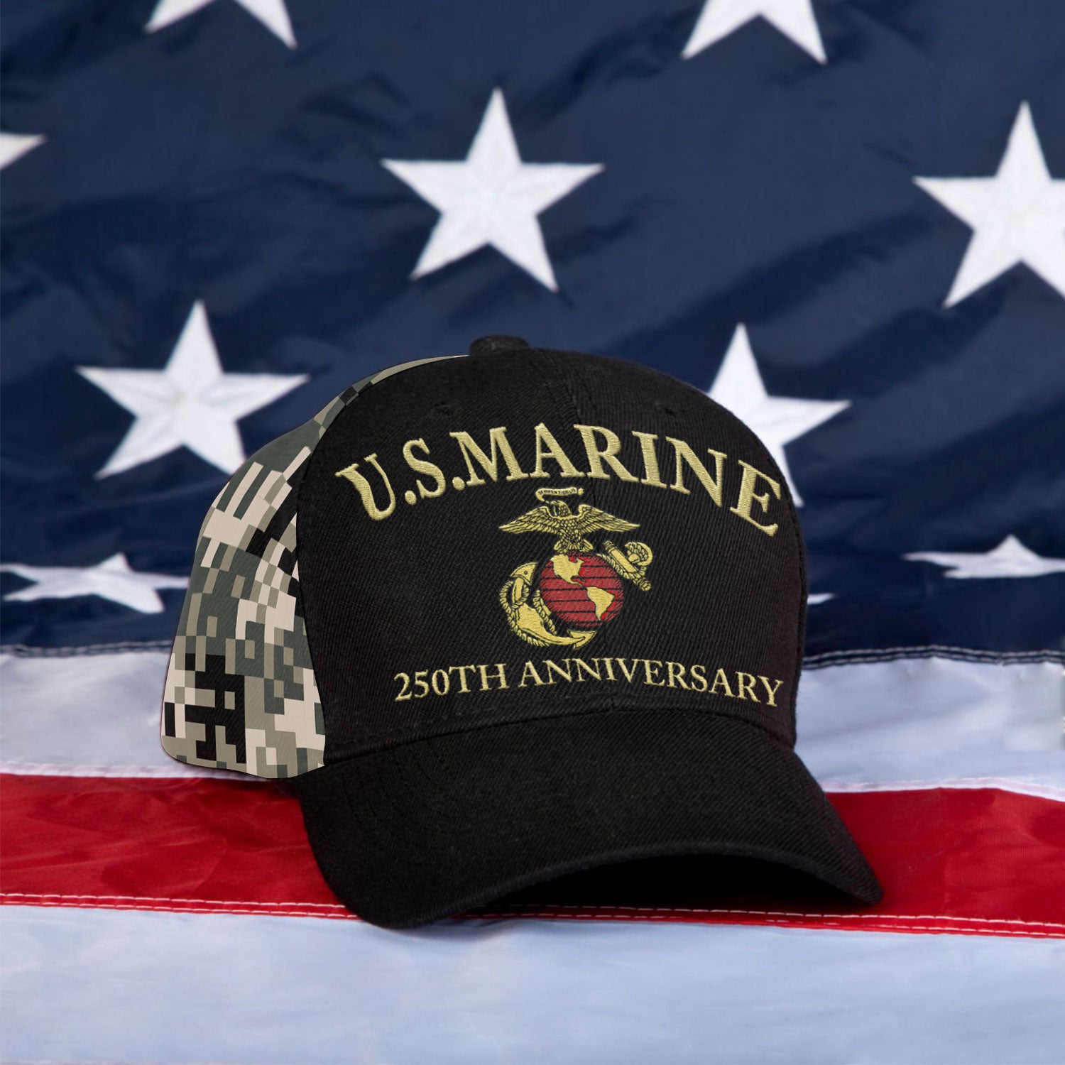 MARlNE 250th Anniversary All Over Prints Premium Classic Cap