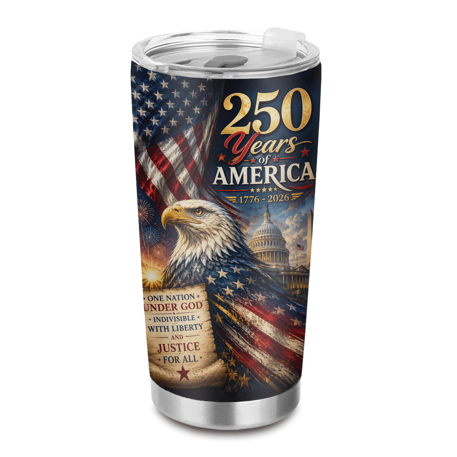 USA 250th Anniversary Founding Fathers 20oz Tumbler