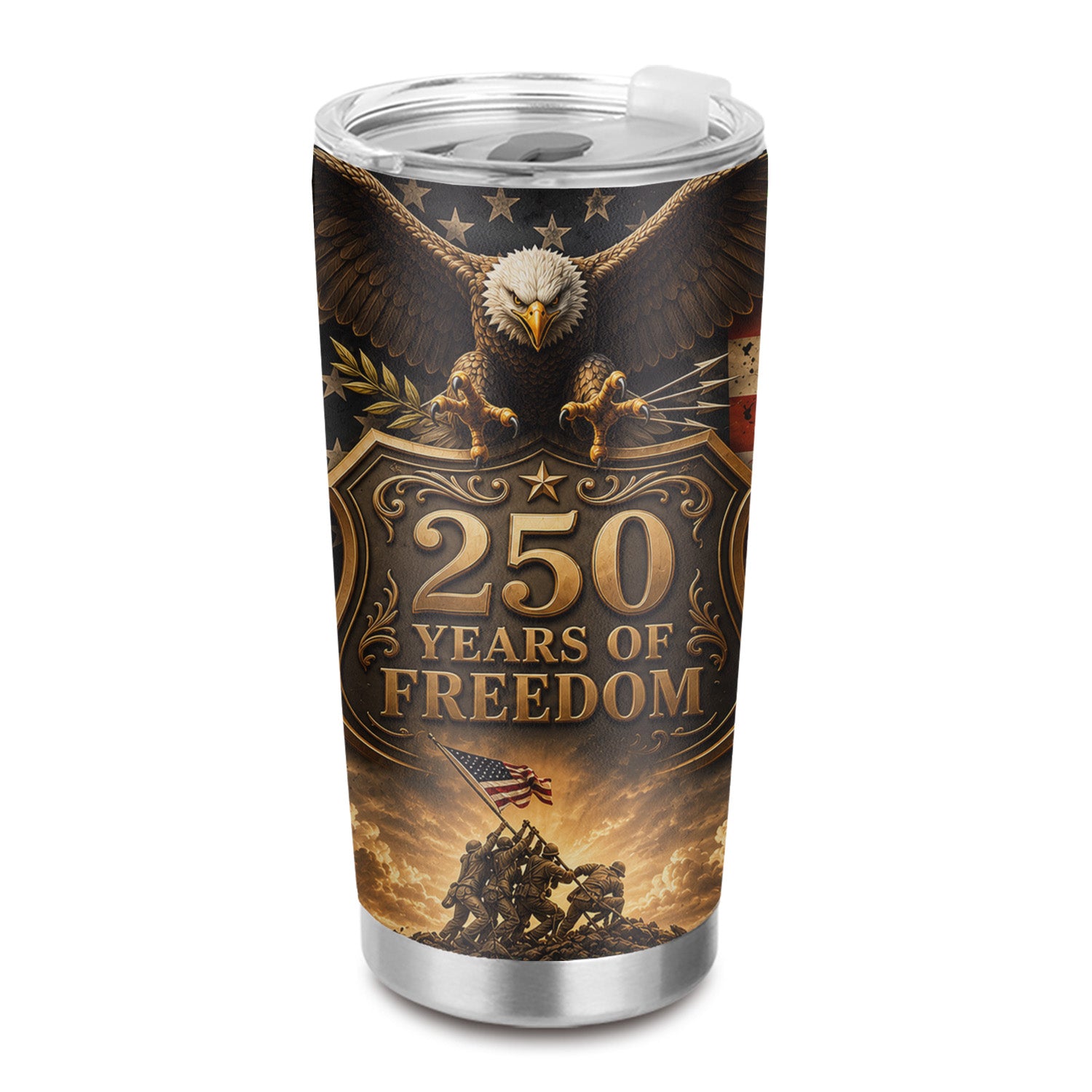 USA 250th Eagle Liberty Bell 20oz Tumbler