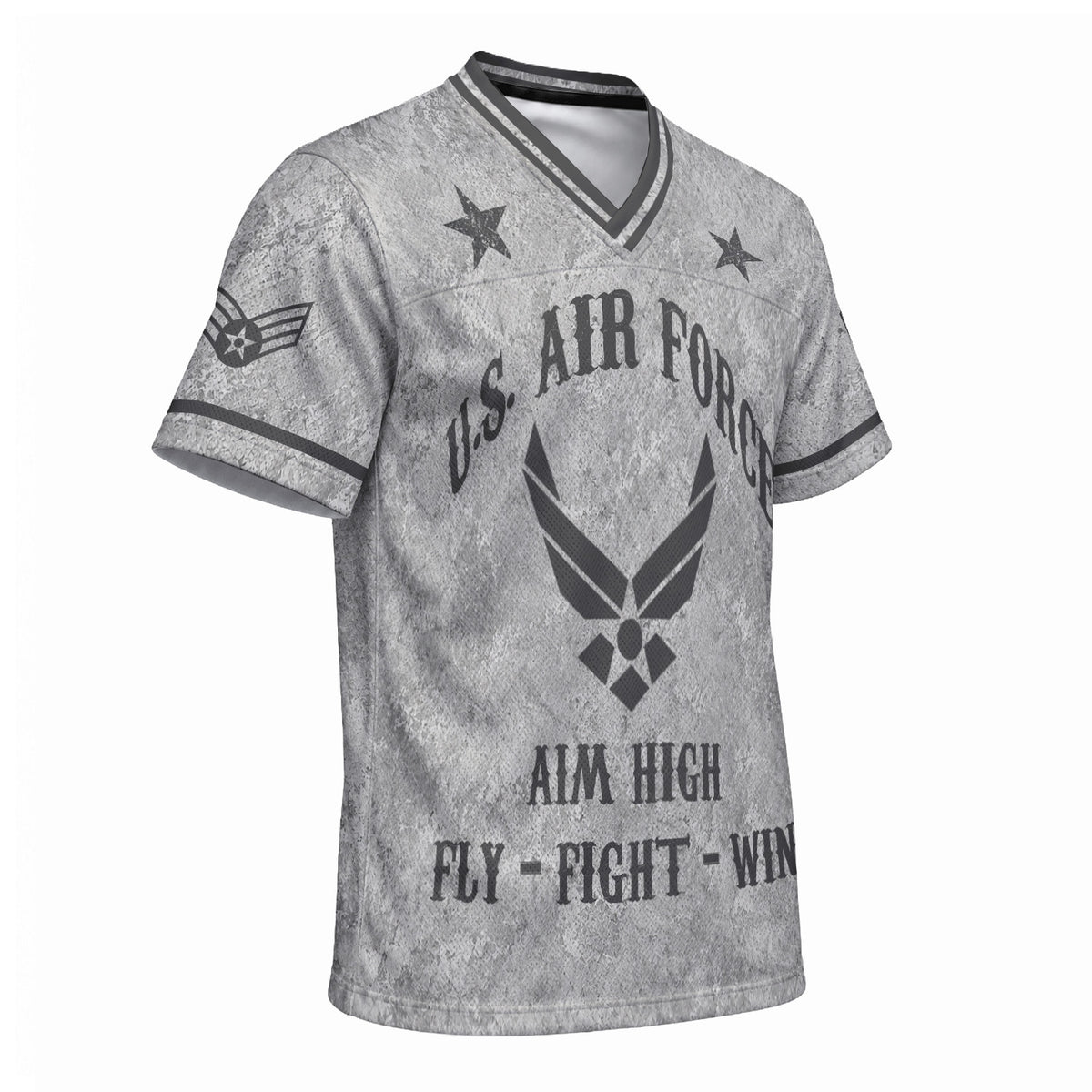 Personalized Air Force Military Jersey Custom Rank Number and Custom Text