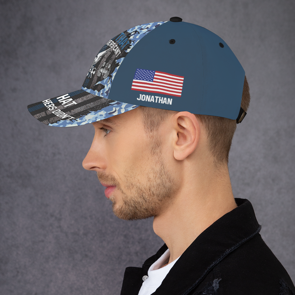 Custom Ranks/Insignia, Personalized Name And Years Served All Over Prints Premium Classic Cap KAOVC20