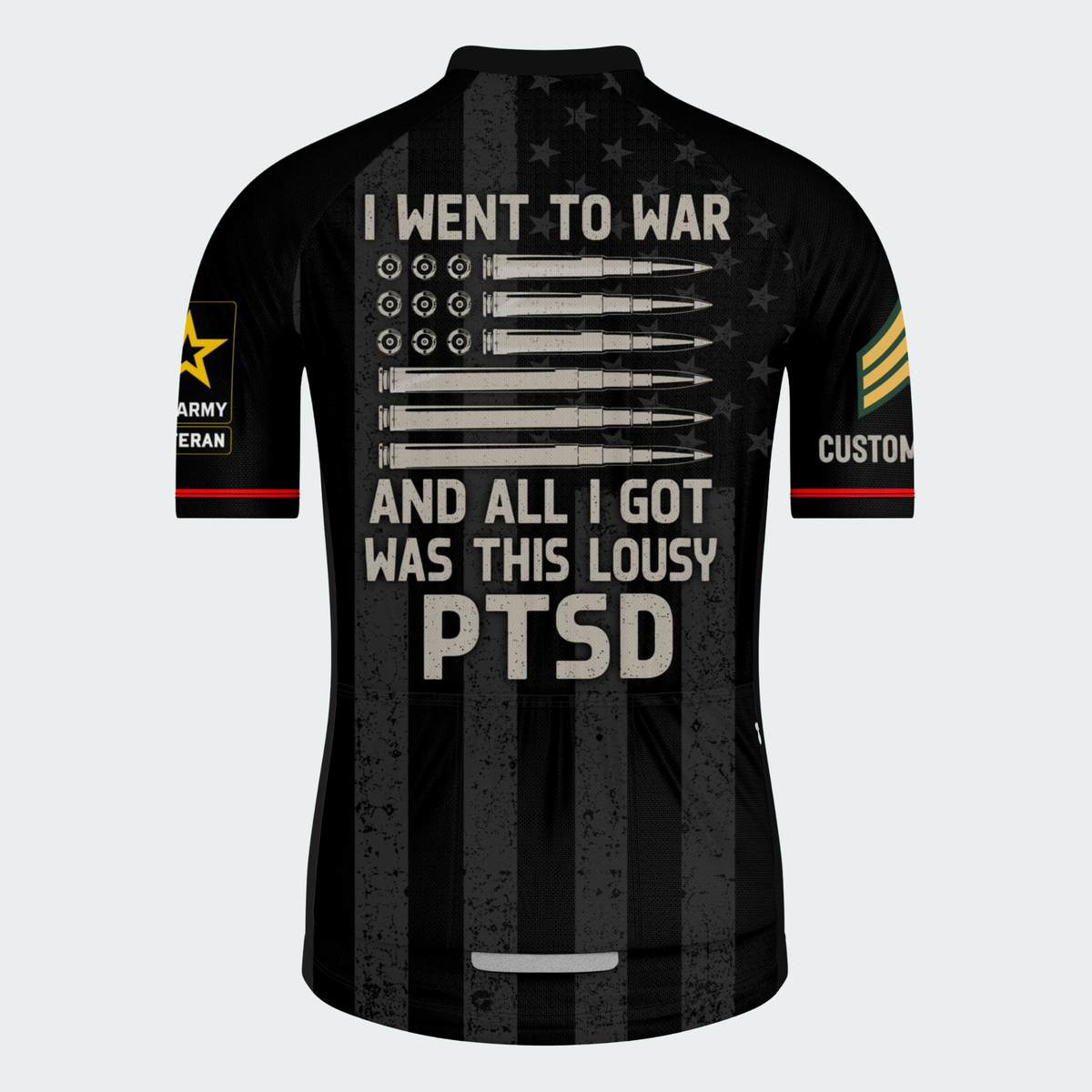Men’s Personalized PTSD Veteran Cycling Jersey & Kit