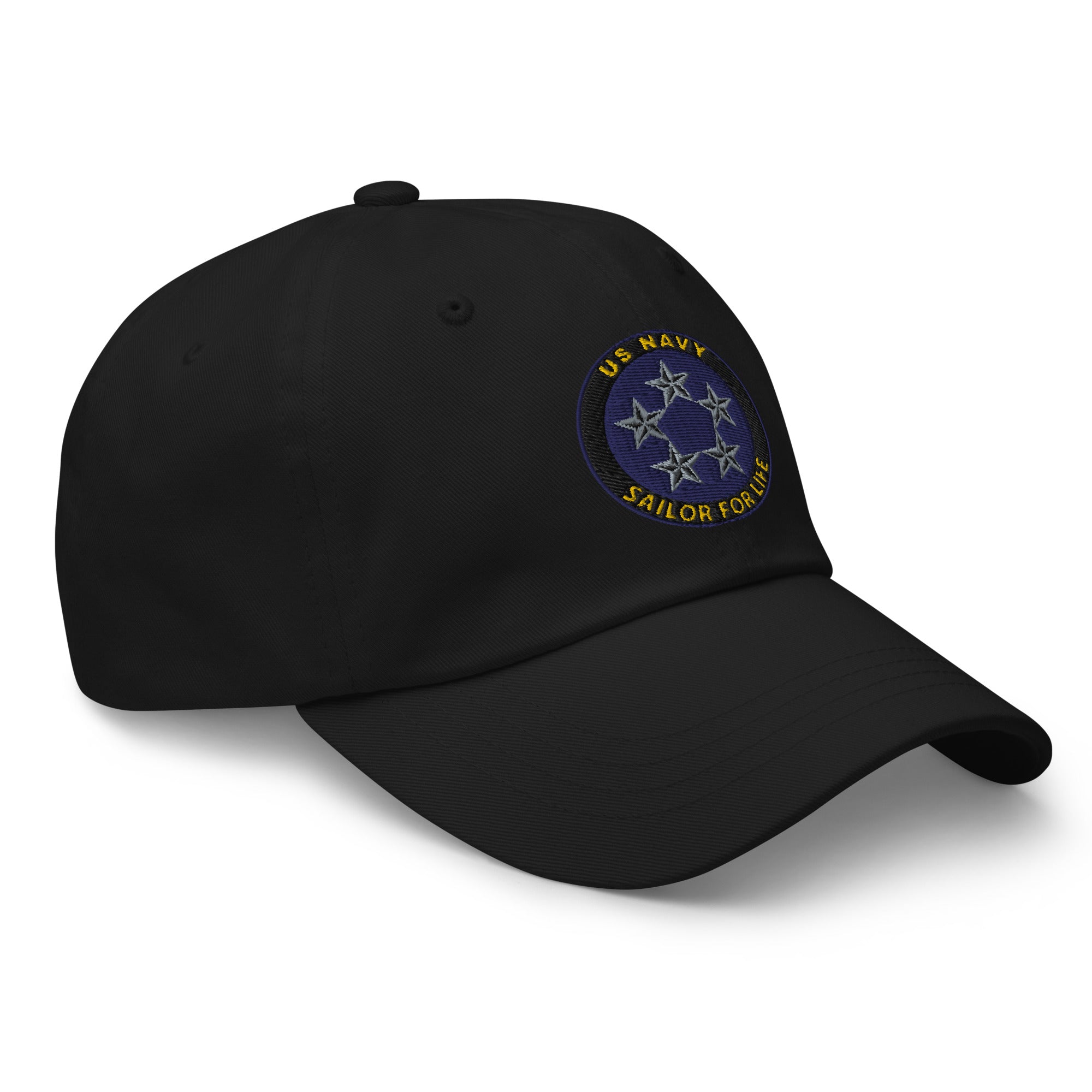 US Navy O-11 Fleet Admiral O11 FADM Flag Officer Sailor For Life Embroidered Dad Hat
