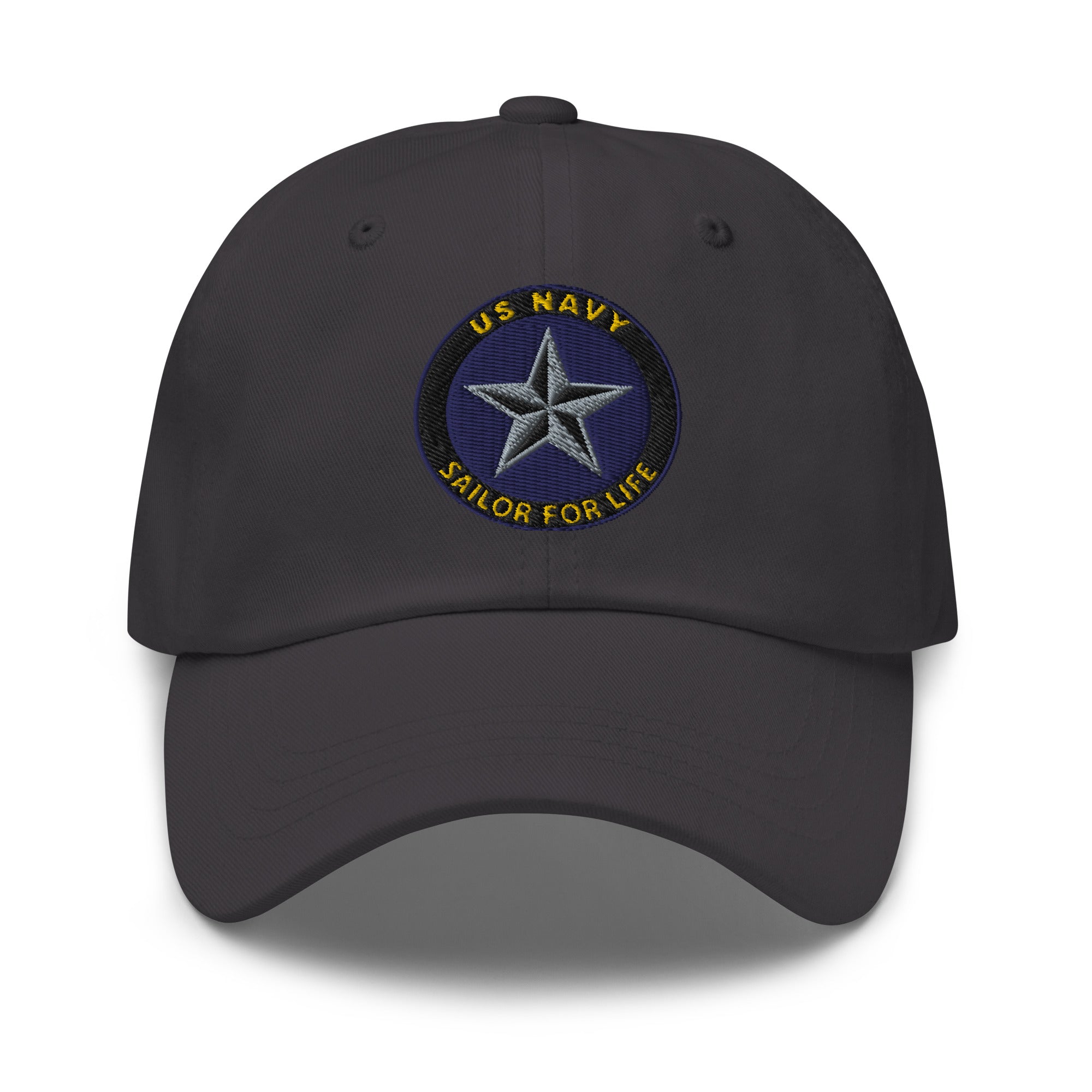 US Navy O-7 Rear Admiral Lower Half O7 RDML Flag Officer Sailor For Life Embroidered Dad Hat