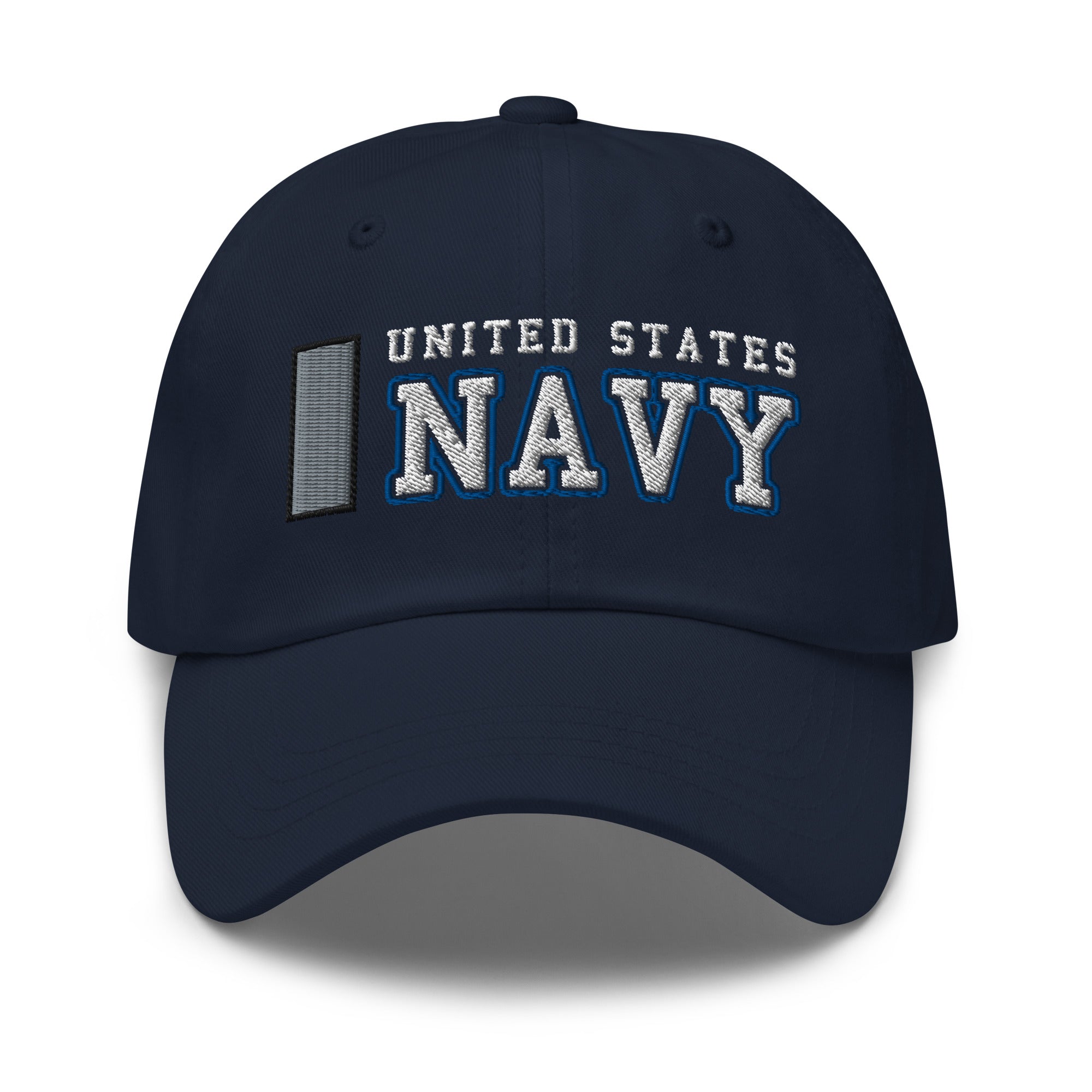 US Navy O-2 Lieutenant Junior Grade O2 LTJG Junior Officer Ranks/Insignia Embroidered Dad Hat