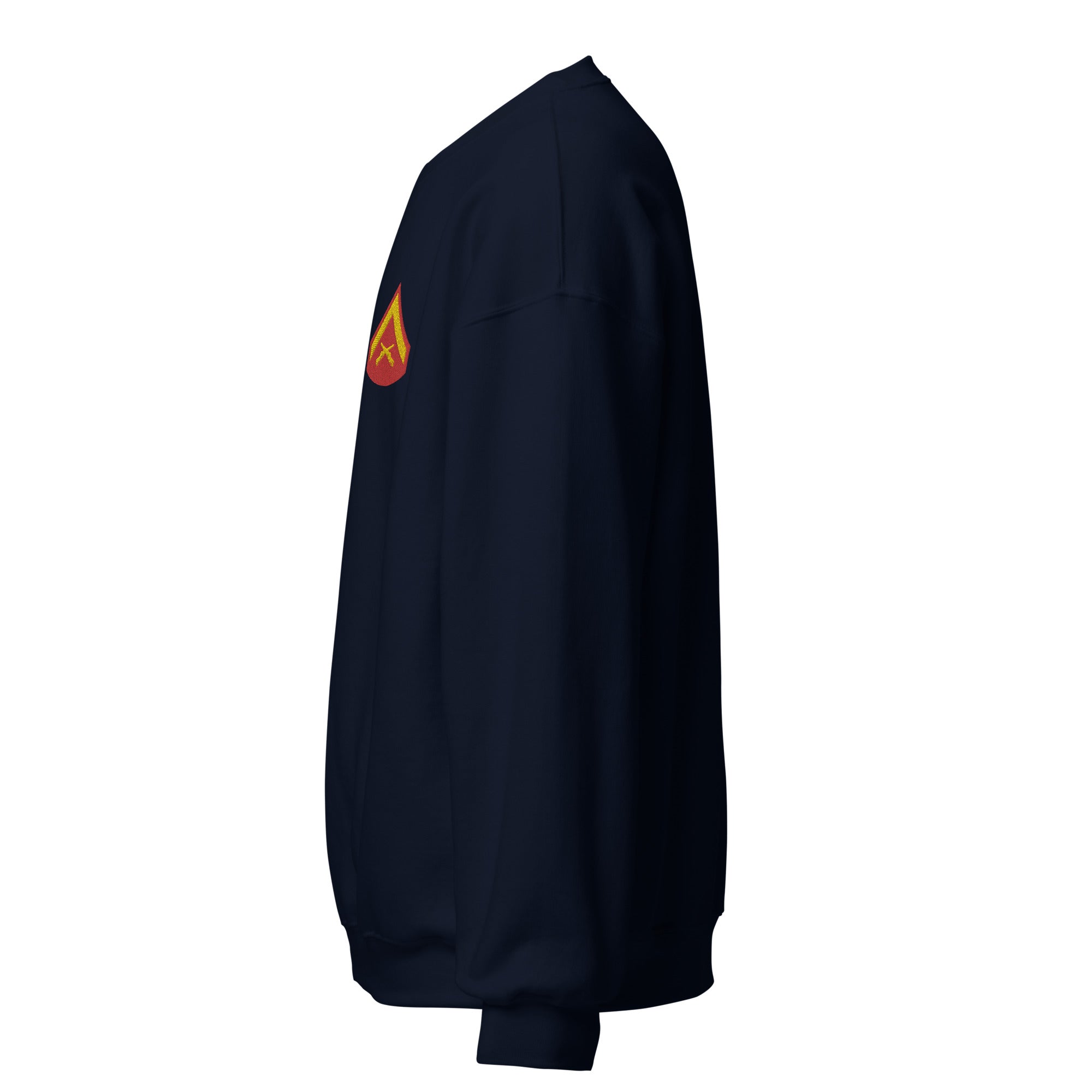Custom US Marine Corps Ranks, Insignia Embroidered Unisex Sweatshirt