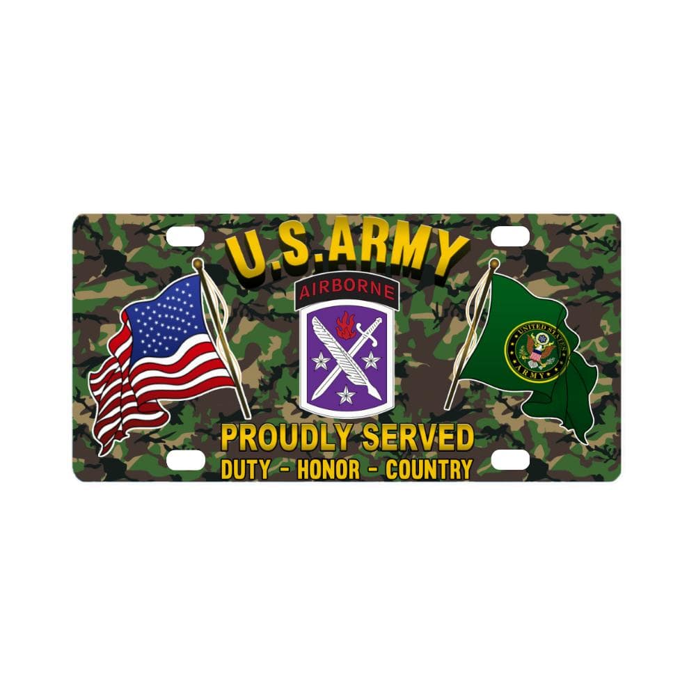 US ARMY 95TH CIVIL AFFAIRS BRIGADE - Classic License Plate-LicensePlate-Army-CSIB-Veterans Nation