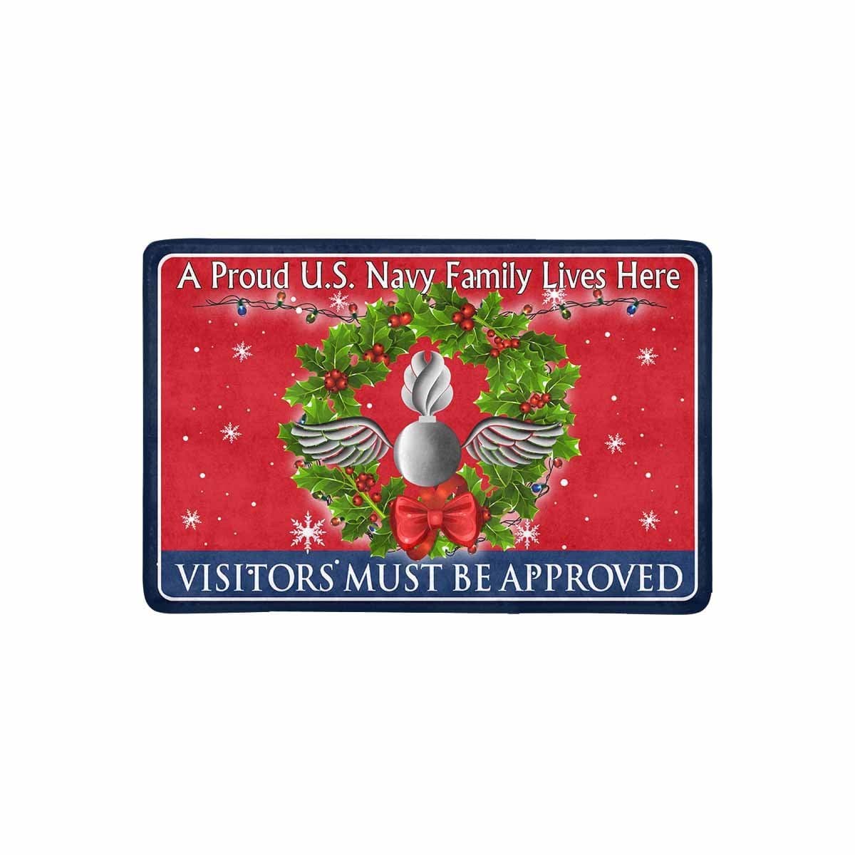 US Navy Aviation Ordnanceman Navy AO - Visitors must be approved-Doormat-Navy-Rate-Veterans Nation