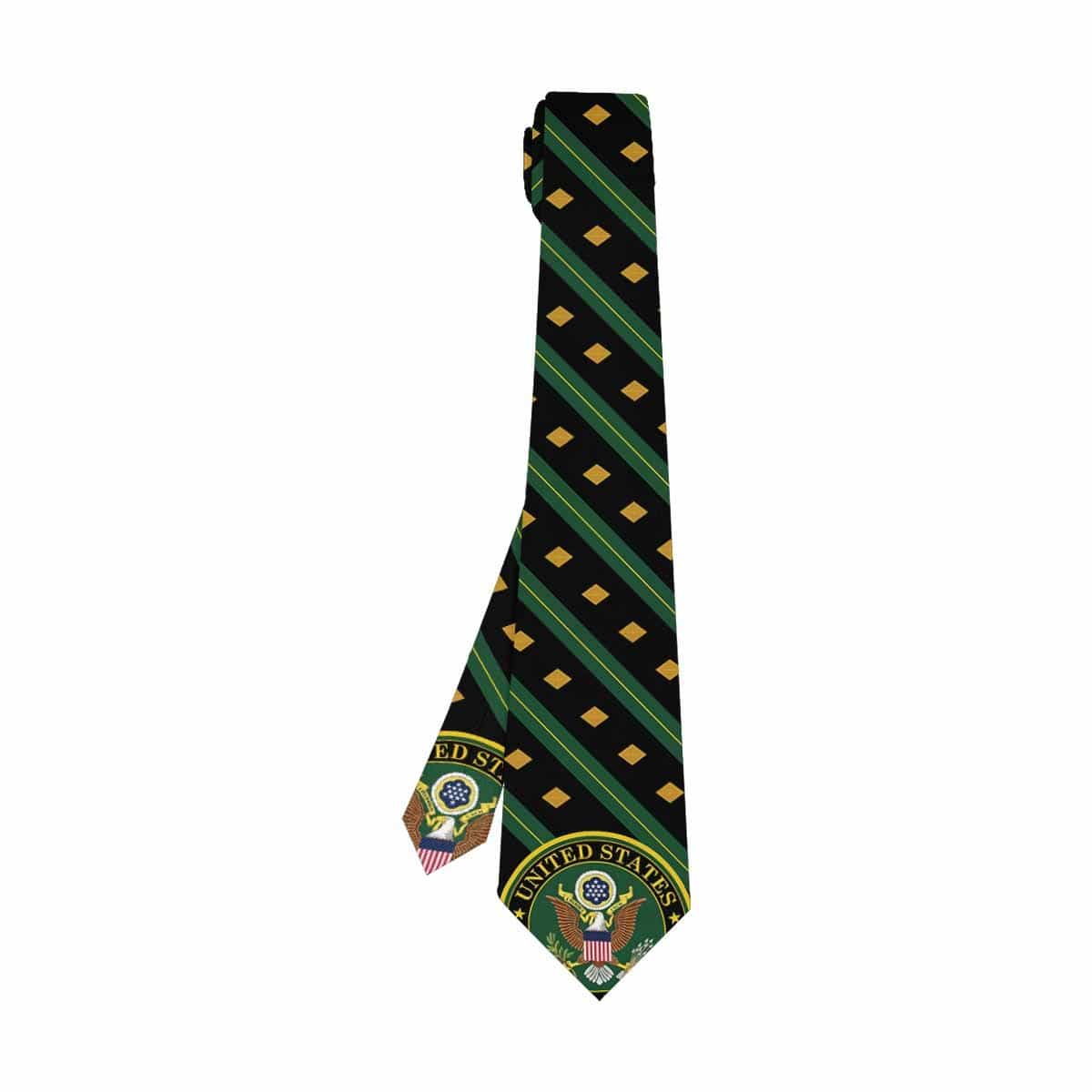 US Army Finance Corps Classic Necktie (Two Sides)-Necktie-Army-Branch-Veterans Nation