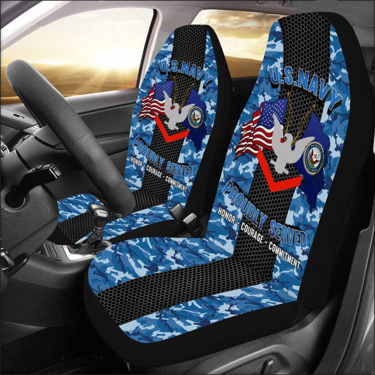US Navy E 4 Petty Officer Third Class E4 PO3 Collar Device Car Seat Co us-navy-e-4-petty-officer-third-class-e4-po3-collar-device-car-seat-co