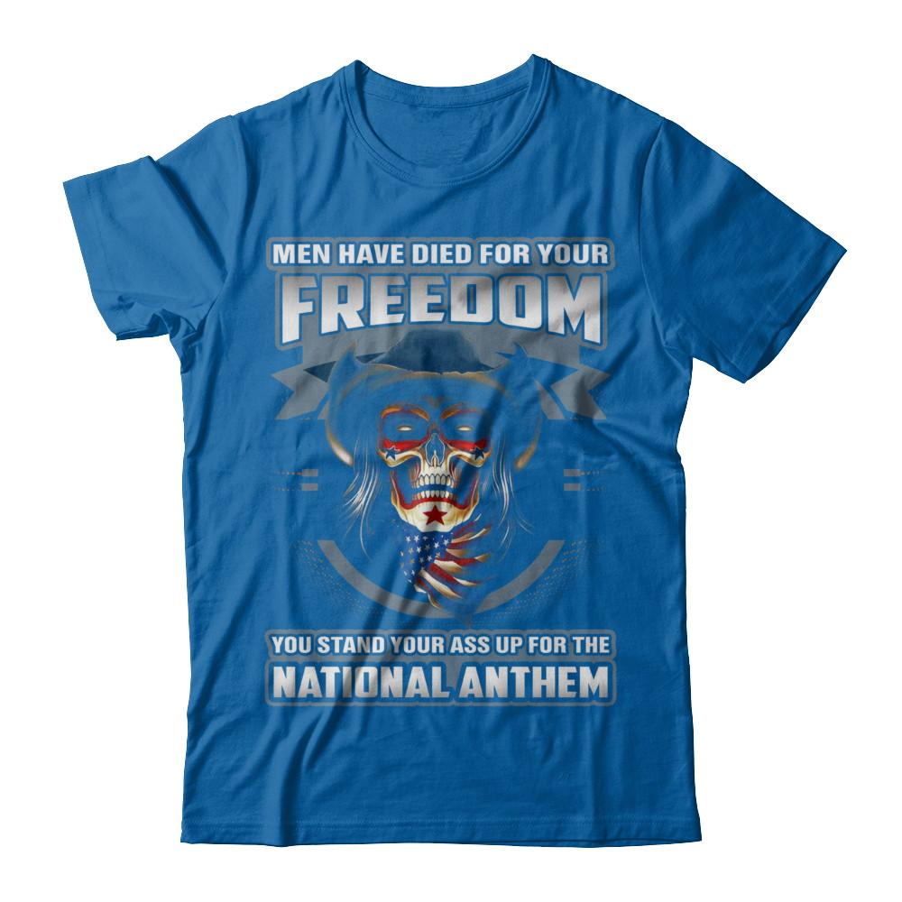Military T-Shirt "Veteran Died For Your Freedom"-TShirt-General-Veterans Nation