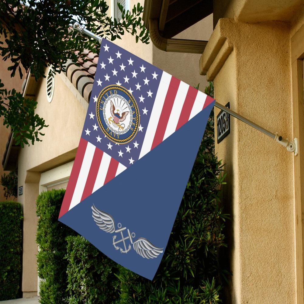US Navy Aviation Boatswain's Mate Navy AB House Flag 28 inches x 40 inches Twin-Side Printing-HouseFlag-Navy-Rate-Veterans Nation