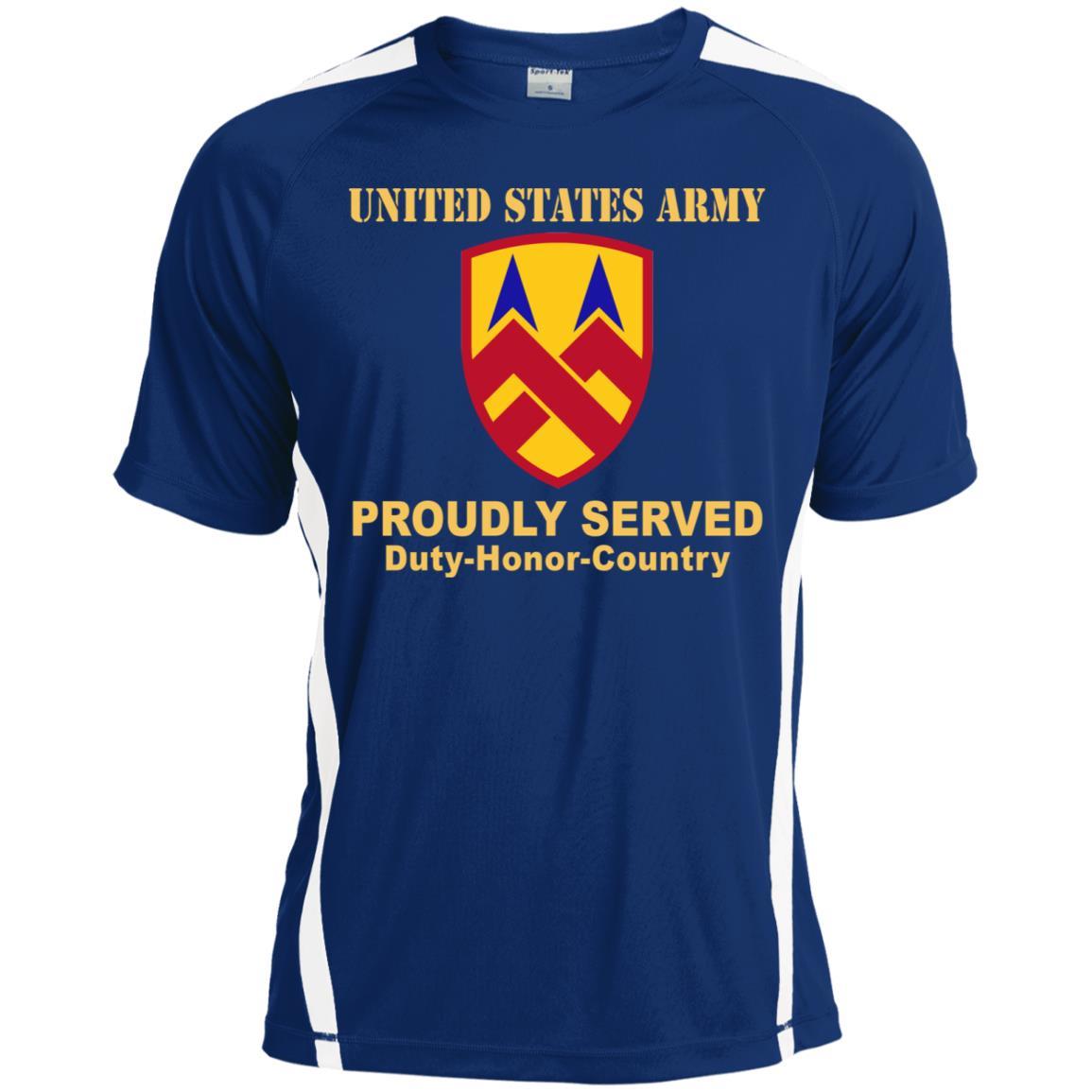 US ARMY 377TH THEATER SUSTAINMENT COMMAND- Proudly Served T-Shirt On Front For Men-TShirt-Army-Veterans Nation