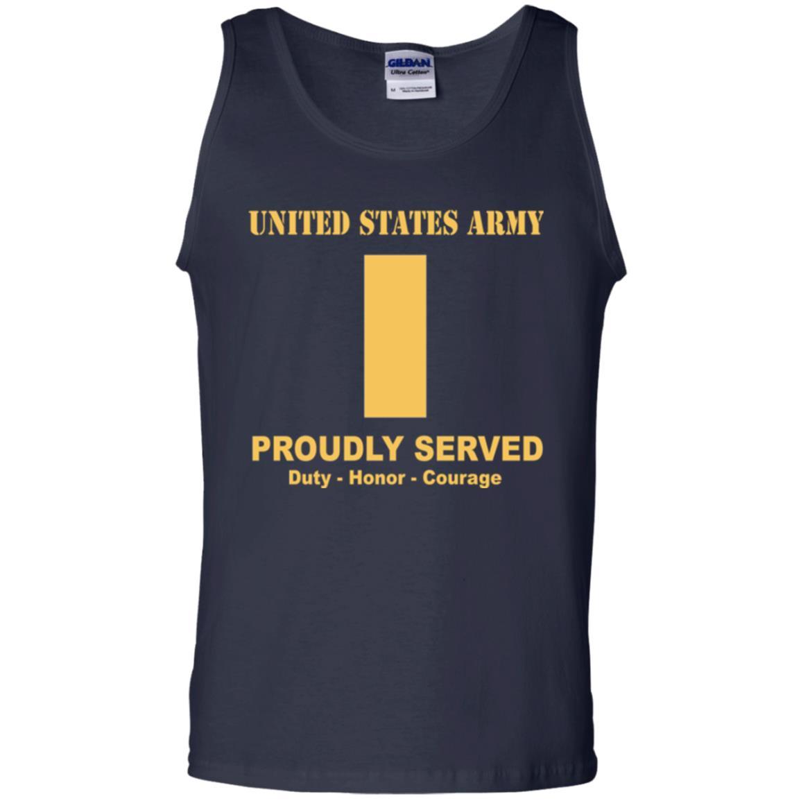 US Army O-1 Second Lieutenant O1 2LT Commissioned Officer Ranks Men Front Shirt US Army Rank-TShirt-Army-Veterans Nation