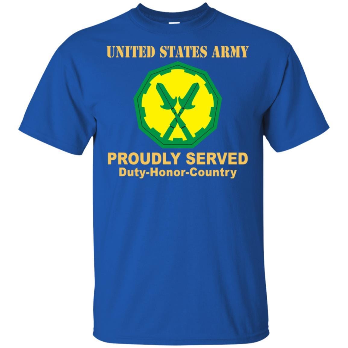 US ARMY 290TH MILITARY POLICE BRIGADE- Proudly Served T-Shirt On Front For Men-TShirt-Army-Veterans Nation