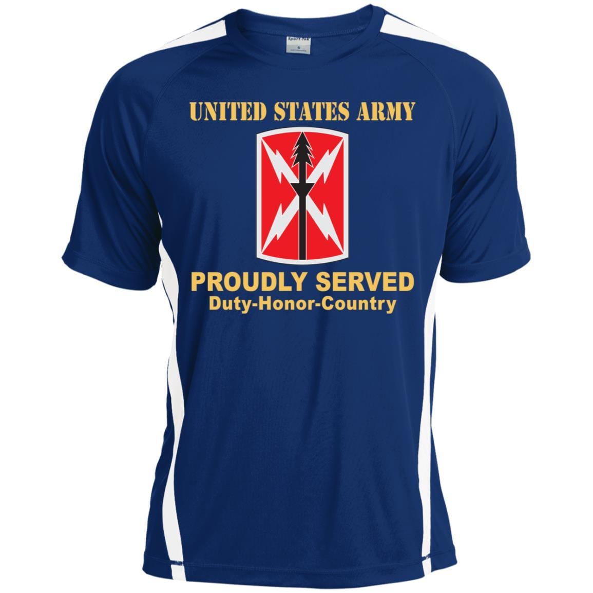 US ARMY 516 SIGNAL BRIGADE- Proudly Served T-Shirt On Front For Men-TShirt-Army-Veterans Nation
