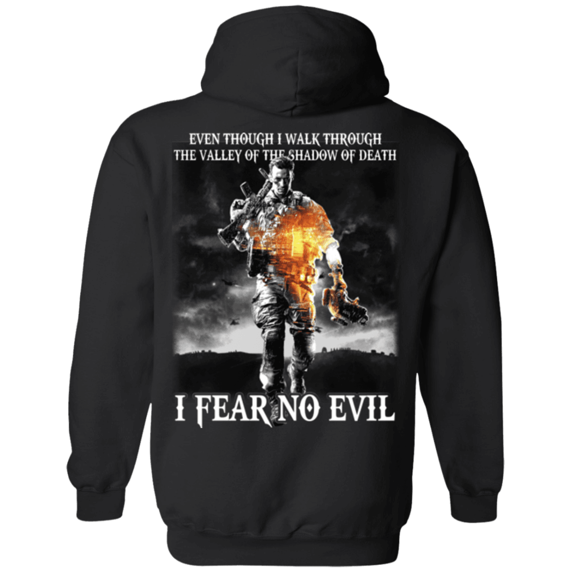 Military T-Shirt "Veteran - I Fear No Evil"-TShirt-General-Veterans Nation