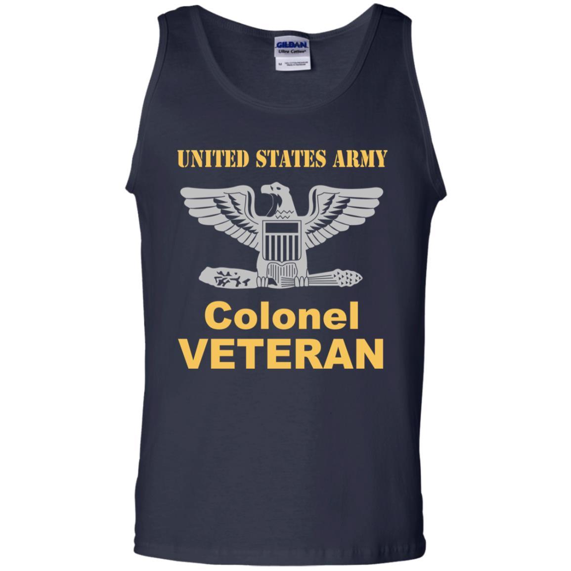 US Army O-6 Colonel O6 COL Field Officer Veteran Men T Shirt On Front-TShirt-Army-Veterans Nation