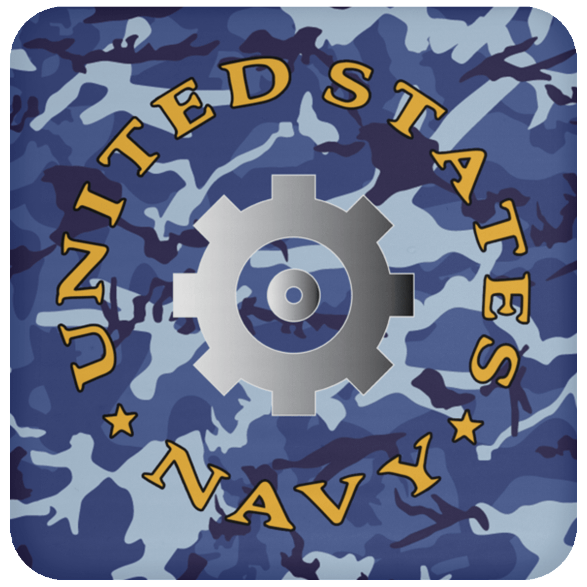 U.S Navy Engineman Navy EN - Proudly Served Coaster-Coaster-Navy-Rate-Veterans Nation