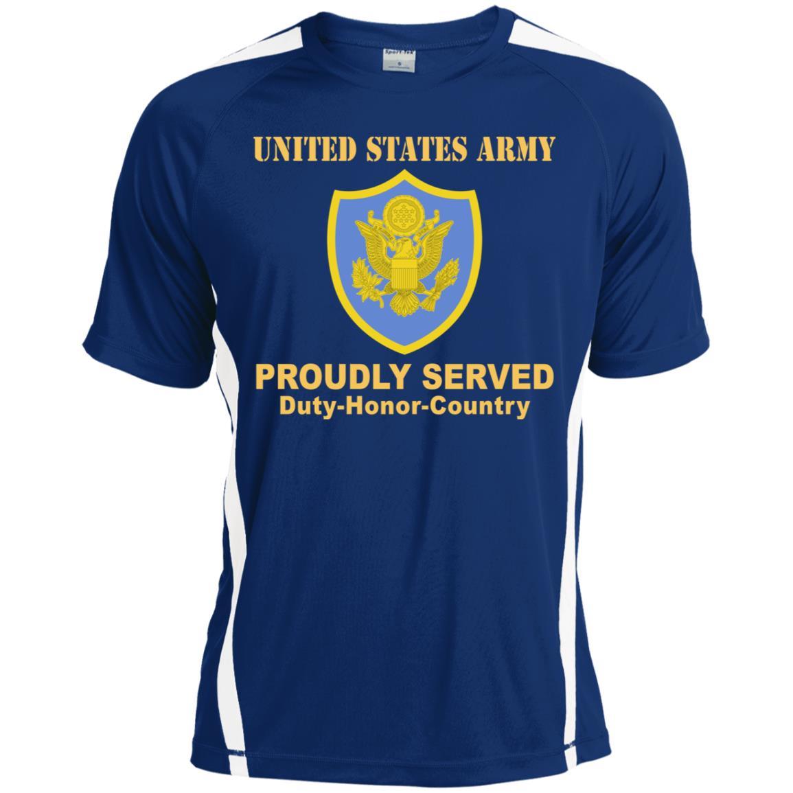 US ARMY PERSONNEL IN DOD AND JOINT ACTIVITIES- Proudly Served T-Shirt On Front For Men-TShirt-Army-Veterans Nation