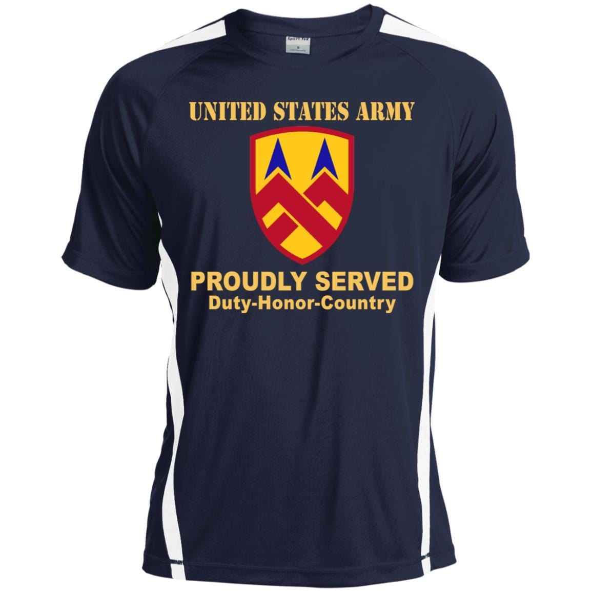 US ARMY 377TH THEATER SUSTAINMENT COMMAND- Proudly Served T-Shirt On Front For Men-TShirt-Army-Veterans Nation