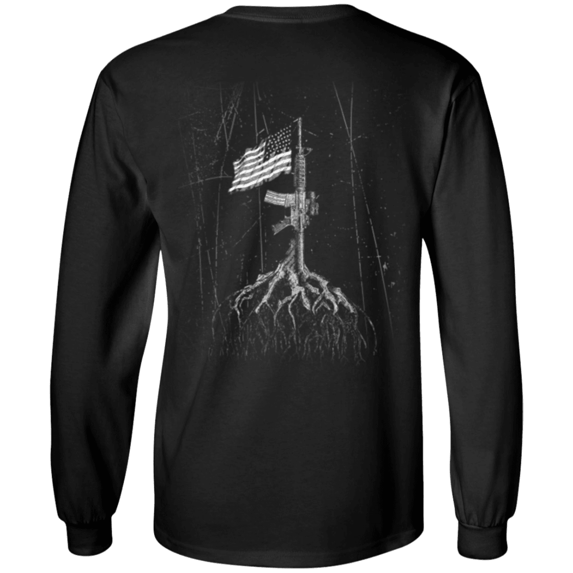 Military T-Shirt "My Root In Flag Veteran"-TShirt-General-Veterans Nation