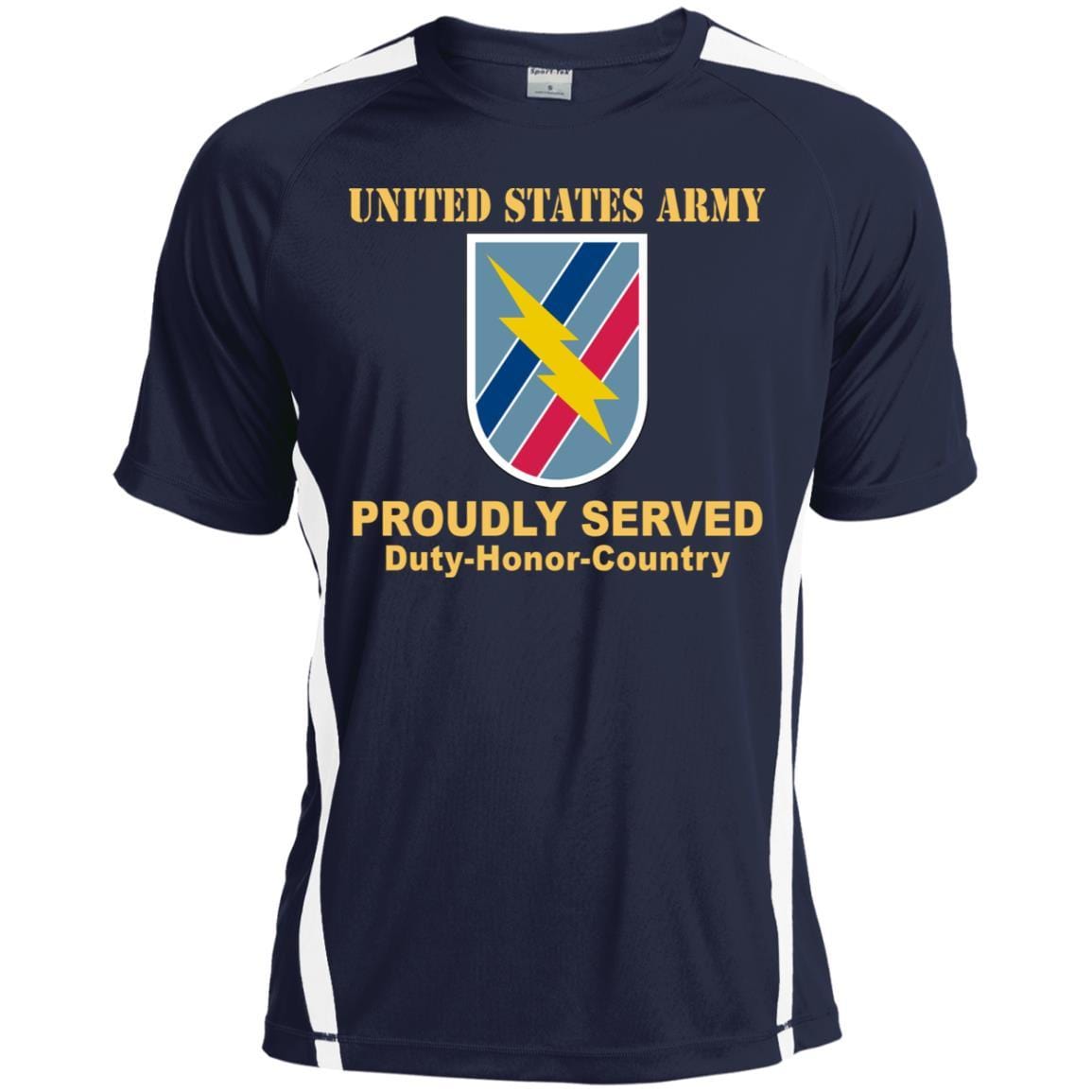 US ARMY 48TH INFANTRY BRIGADE COMBAT TEAM- Proudly Served T-Shirt On Front For Men-TShirt-Army-Veterans Nation