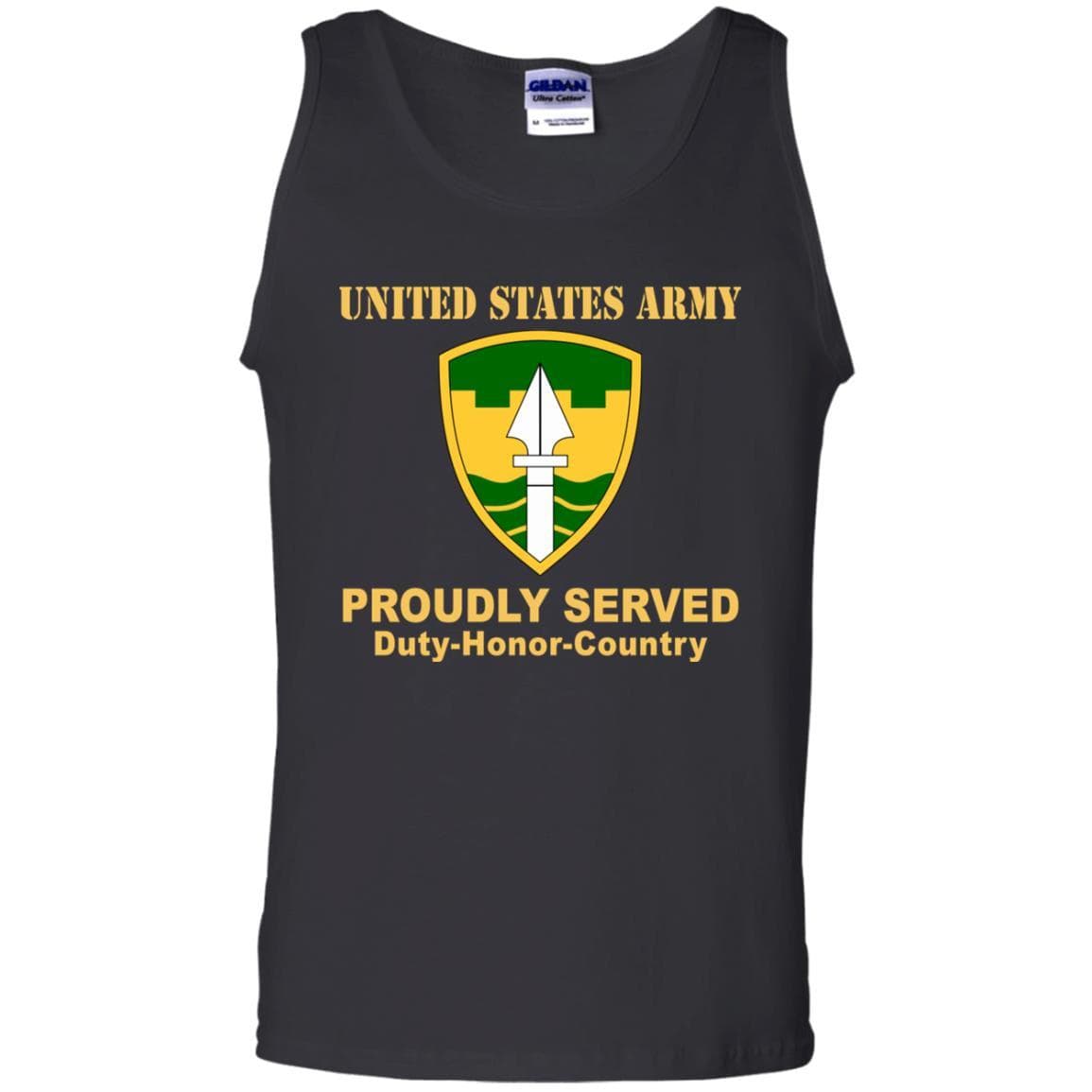 US ARMY 43 MILITARY POLICE BRIGADE- Proudly Served T-Shirt On Front For Men-TShirt-Army-Veterans Nation