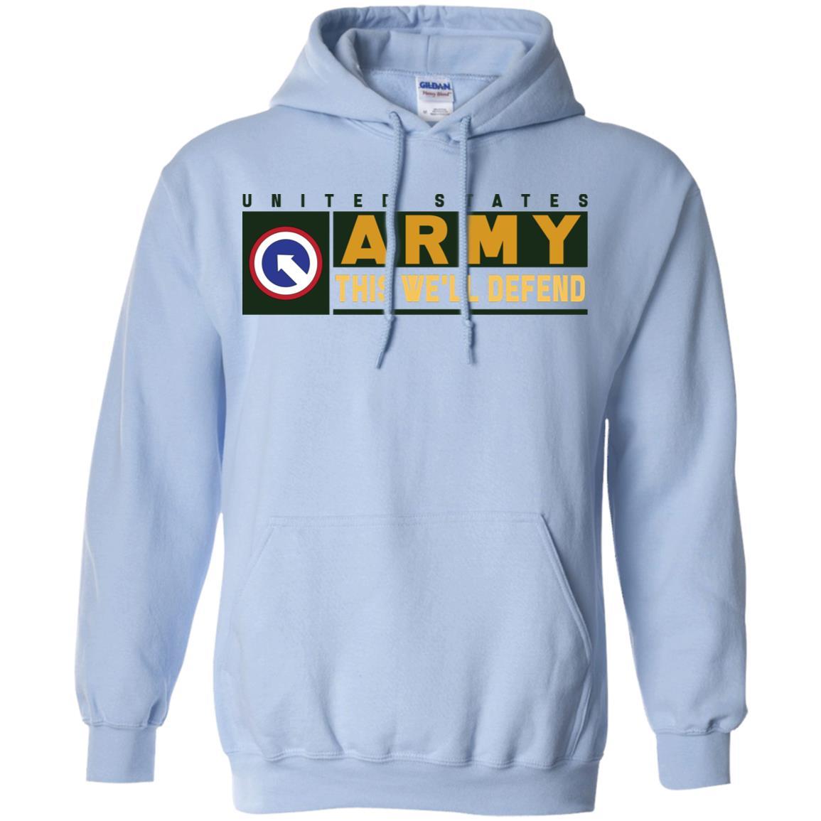 US Army 1ST SUSTAINMENT COMMAND- This We'll Defend T-Shirt On Front For Men-TShirt-Army-Veterans Nation