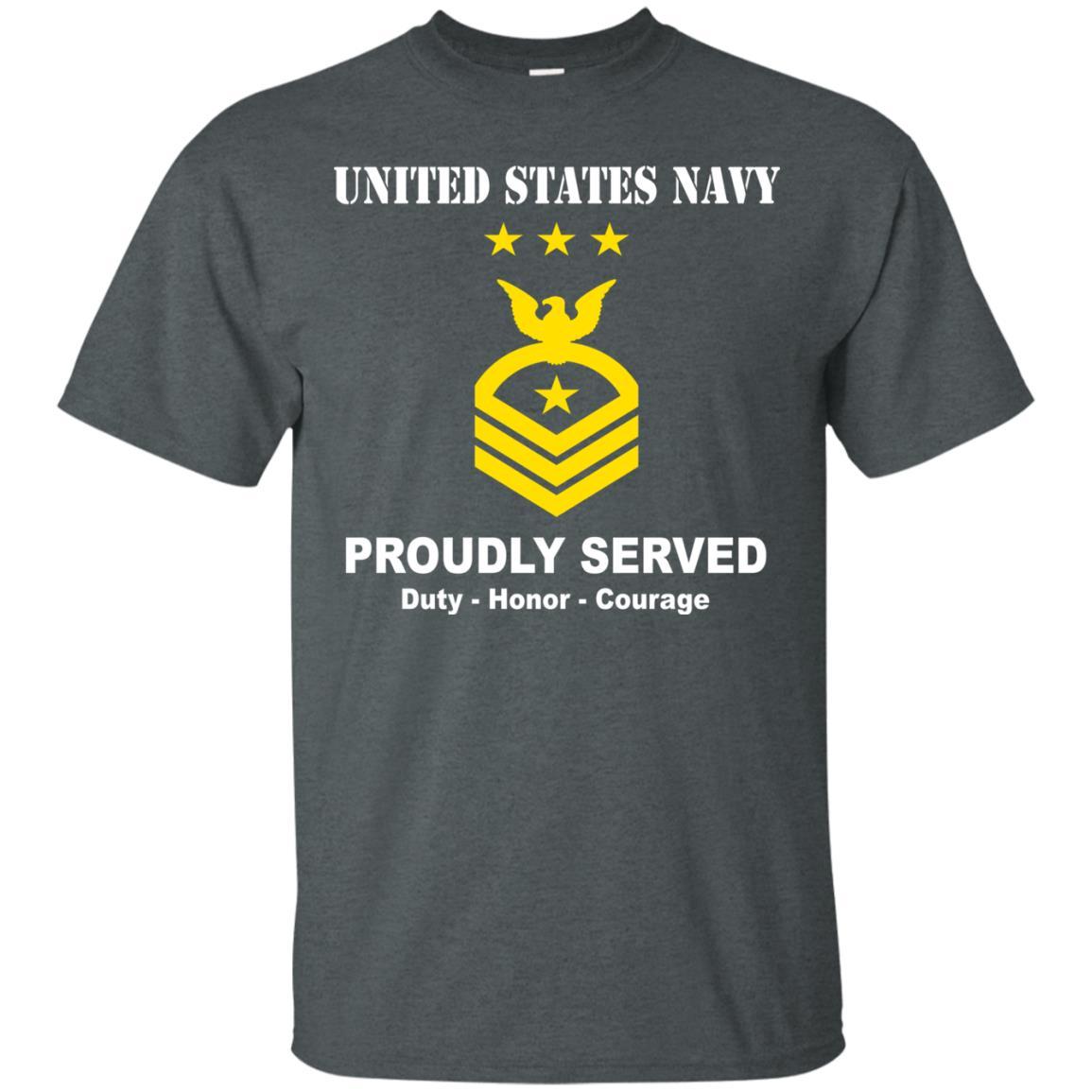 US Navy E-9 Master Chief Petty Officer Of The Navy E9 MCPON Senior Enlisted Advisor T shirt Men Front - T Shirts For Navy Ranks-TShirt-Navy-Veterans Nation