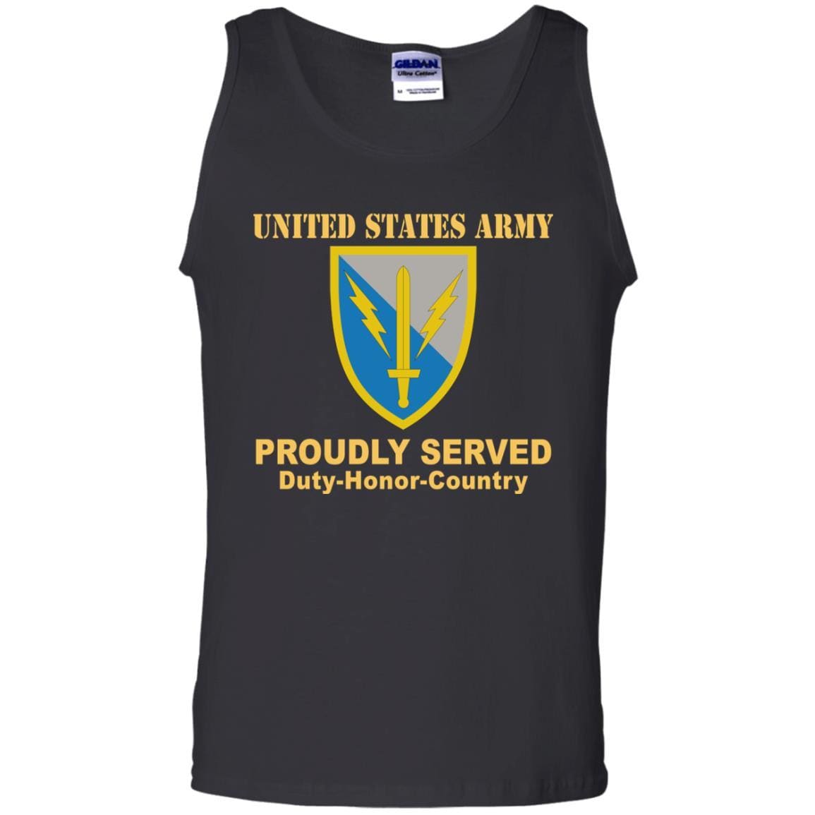 US ARMY 201 BATTLEFIELD SURVEILLANCE- Proudly Served T-Shirt On Front For Men-TShirt-Army-Veterans Nation