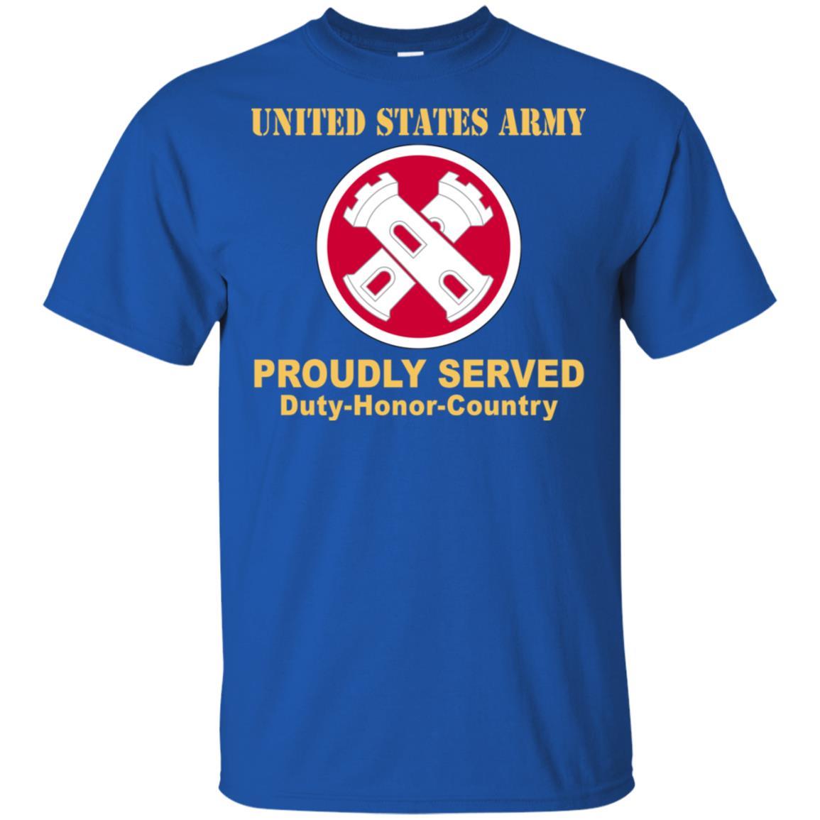 Military T-Shirt "16TH ENGINEER BRIGADE- Proudly Served On" Front For Men-TShirt-General-Veterans Nation