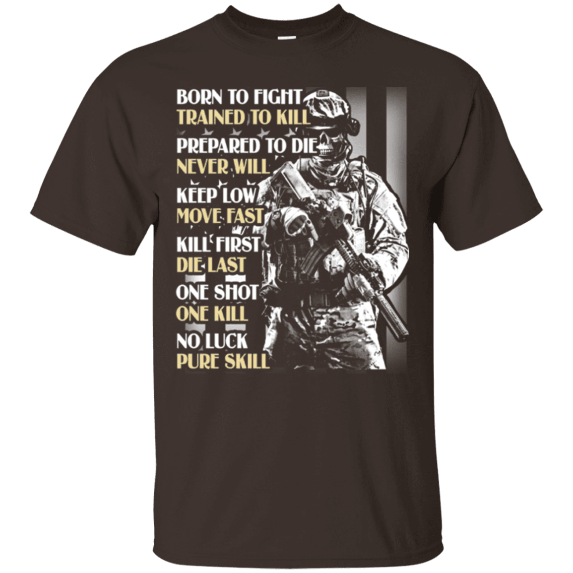 Military T-Shirt "Veteran Skill"-TShirt-General-Veterans Nation