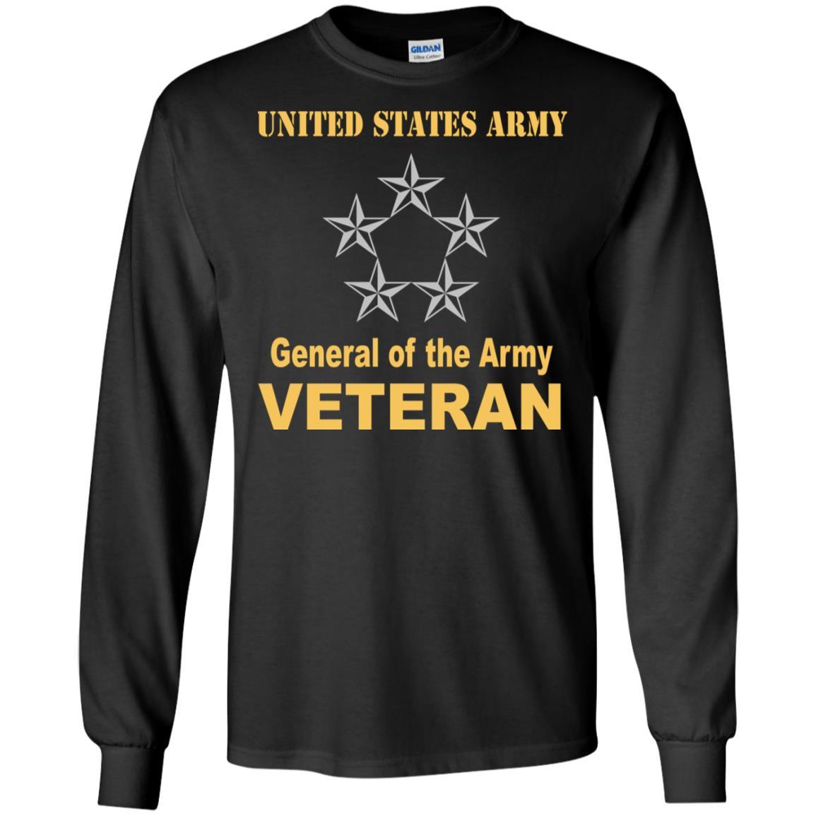 US Army O-10 General of the Army O10 GA General Officer Veteran Men T Shirt On Front-TShirt-Army-Veterans Nation