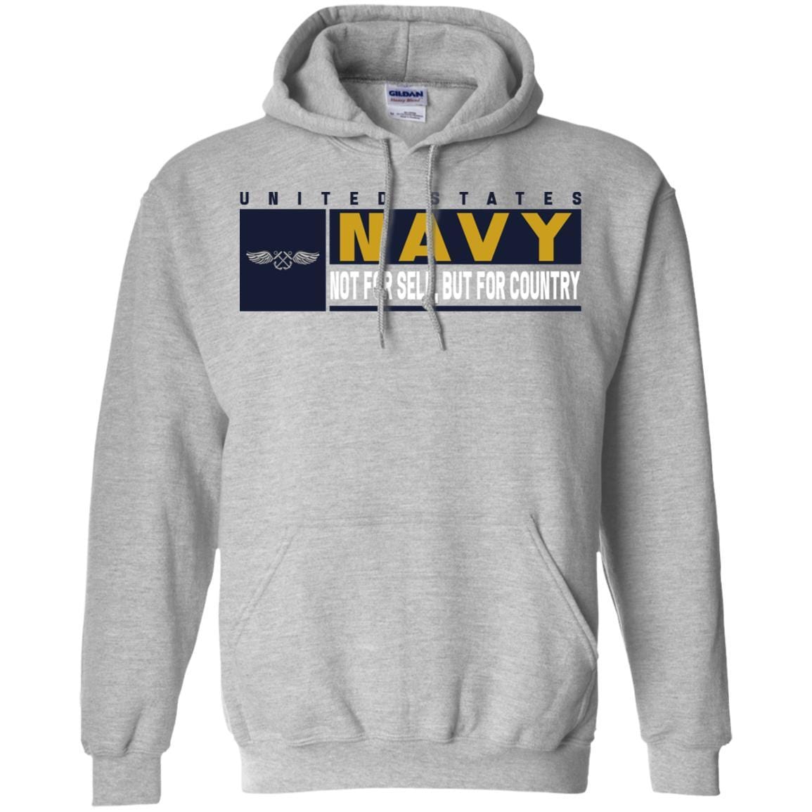U.S Navy Aviation Boatswain's Mate Navy AB- Not for self Long Sleeve - Pullover Hoodie-TShirt-Navy-Veterans Nation