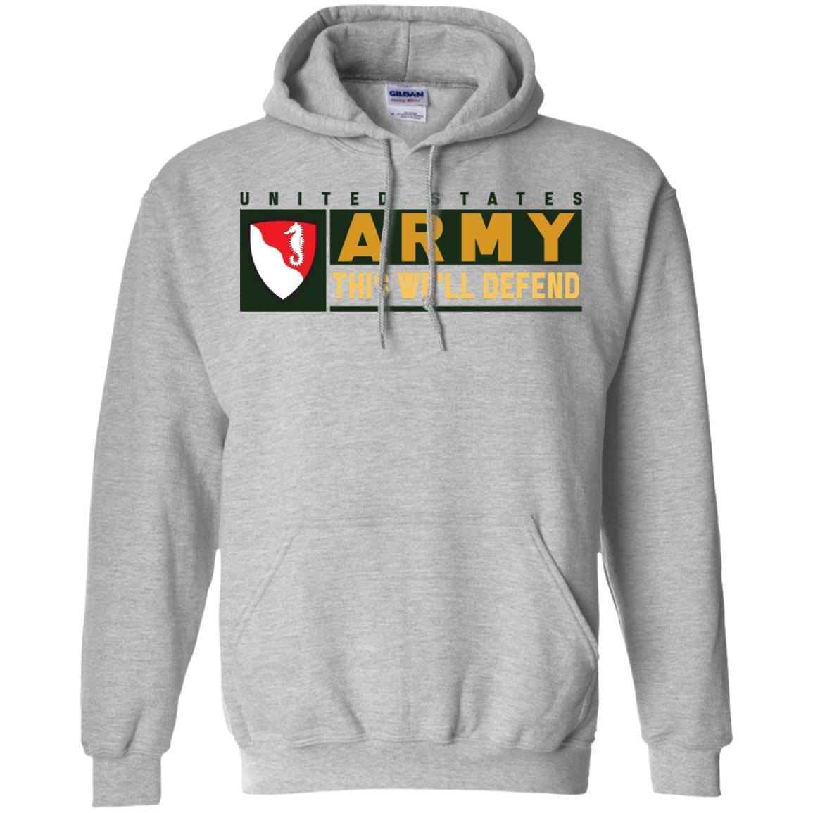 US Army 36TH ENGINEER BRIGADE- This We'll Defend T-Shirt On Front For Men-TShirt-Army-Veterans Nation