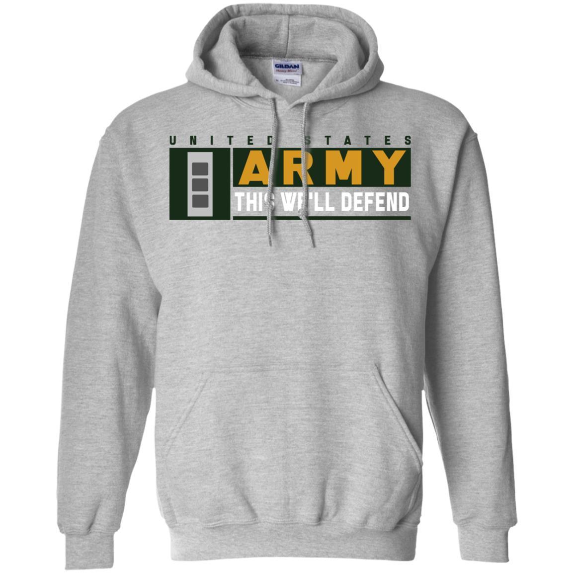 US Army W-3 This We Will Defend Long Sleeve - Pullover Hoodie-TShirt-Army-Veterans Nation
