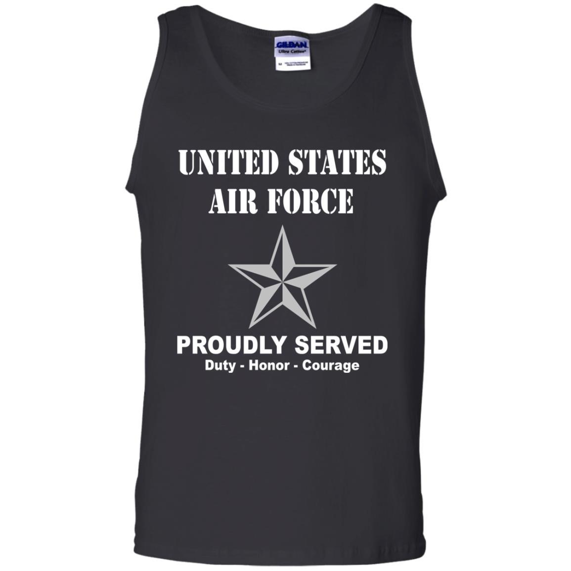 US Air Force O-7 Brigadier General Brig O7 General Officer Ranks Men Front T Shirt For Air Force-TShirt-USAF-Veterans Nation