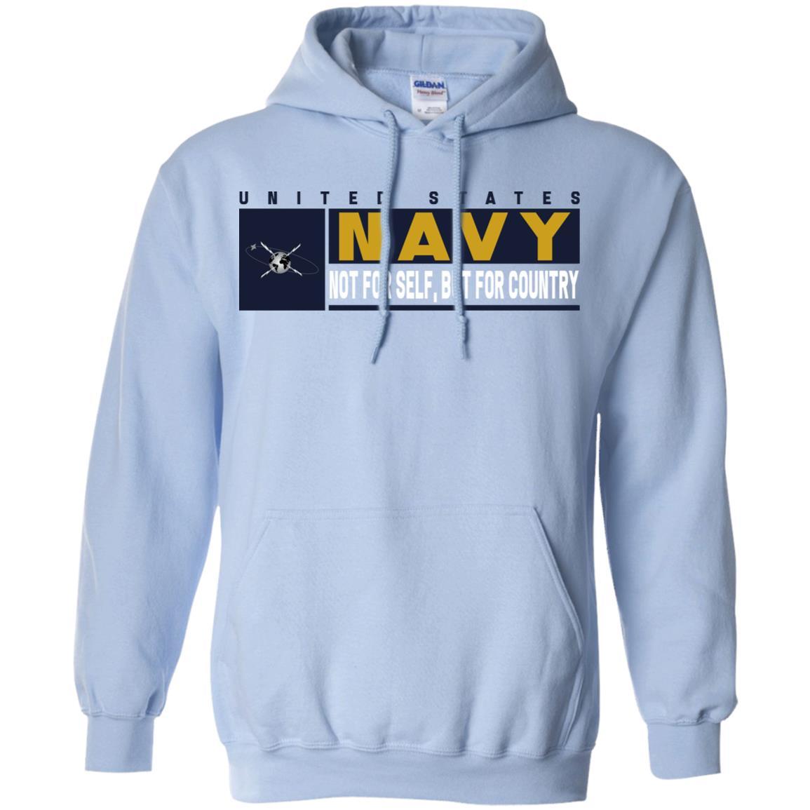 Navy Mass Communications Specialist Navy MC- Not for self Long Sleeve - Pullover Hoodie-TShirt-Navy-Veterans Nation