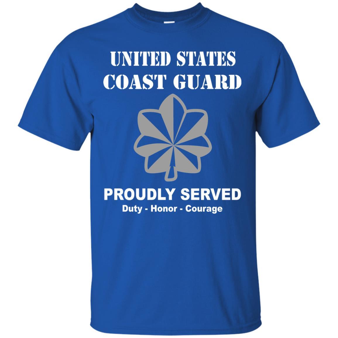 US Coast Guard O-5 Commander O5 CDR Senior Officer Men Front USCG T Shirt-TShirt-USCG-Veterans Nation