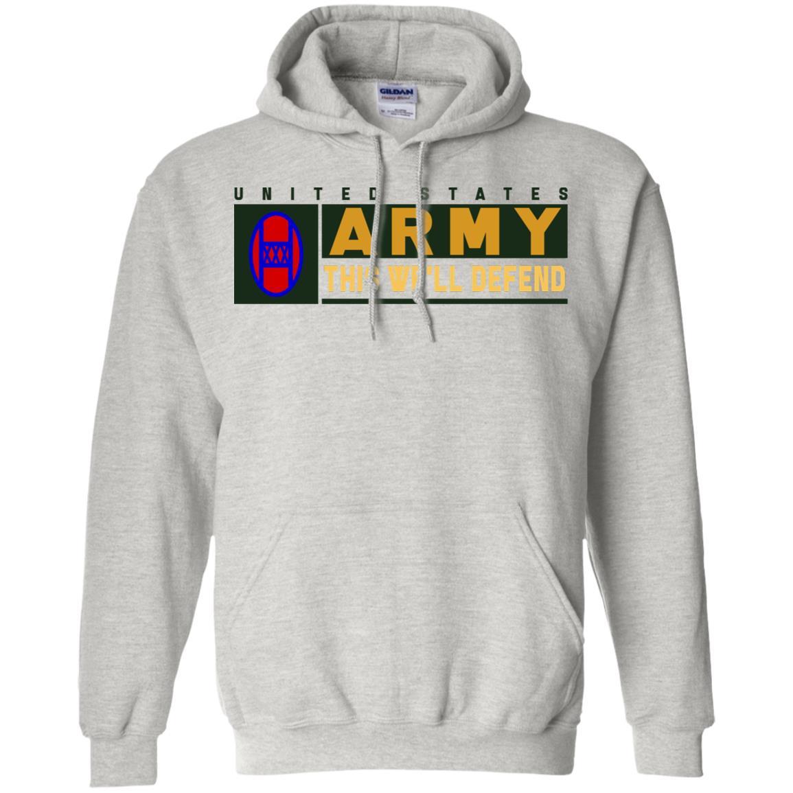 US Army 30TH ARMORED BRIGADE COMBAT TEAM- This We'll Defend T-Shirt On Front For Men-TShirt-Army-Veterans Nation