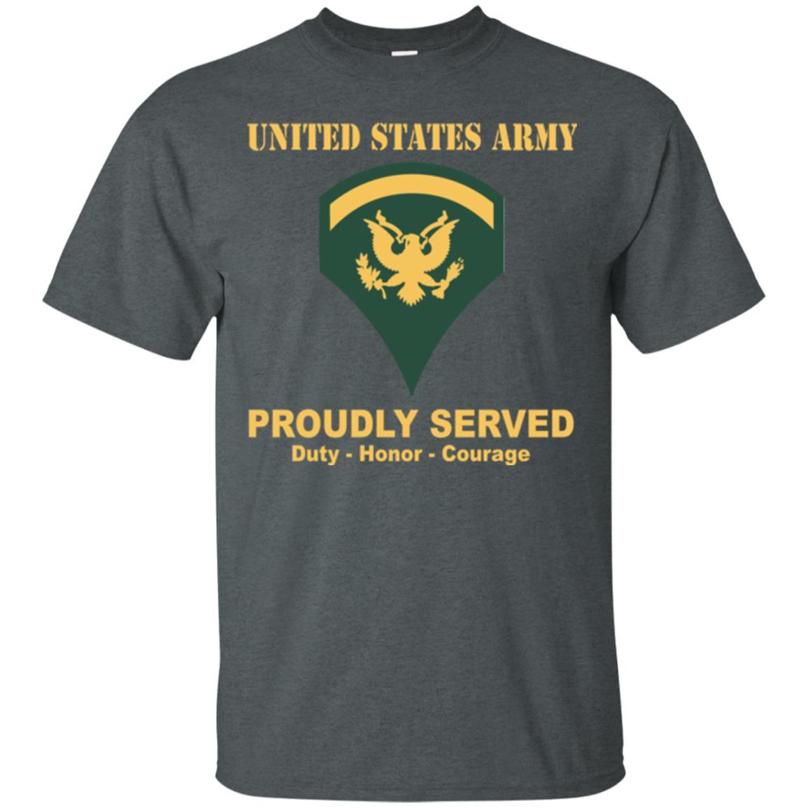 US Army E-5 SPC E5 Specialist Ranks Men Front Shirt US Army Rank-TShirt-Army-Veterans Nation