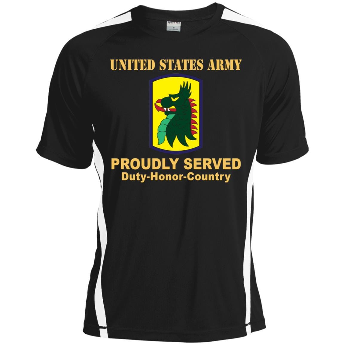 US ARMY 455TH CHEMICAL BRIGADE- Proudly Served T-Shirt On Front For Men-TShirt-Army-Veterans Nation